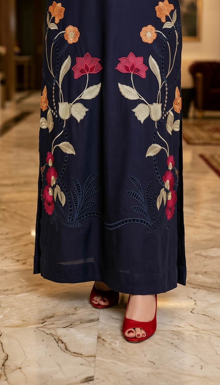 Nirmala Ready to Wear 2 Pcs Embroidered Kaftan