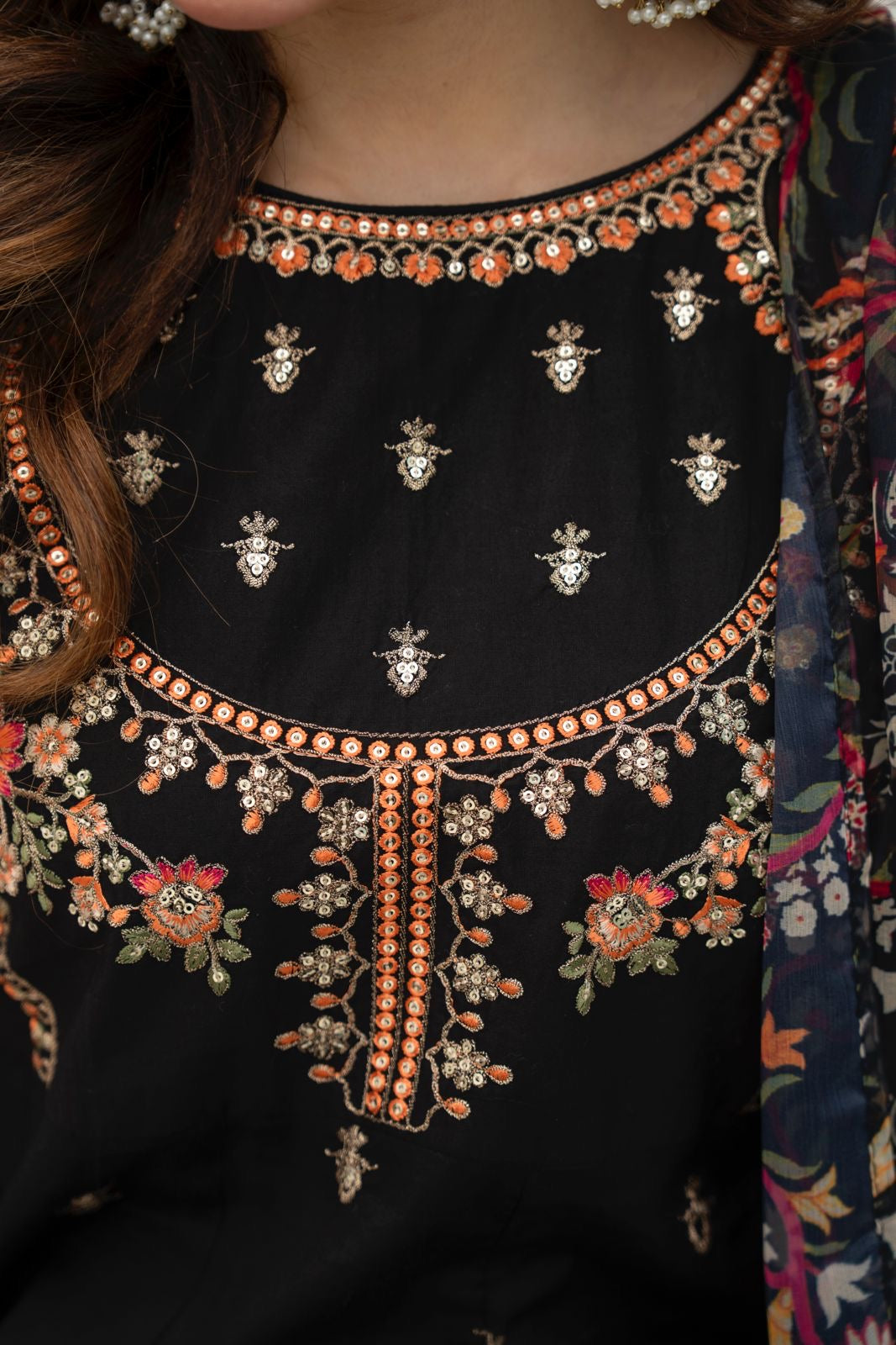 Satrangi Ready to Wear 3 Pcs Embroidered Lawn Dress