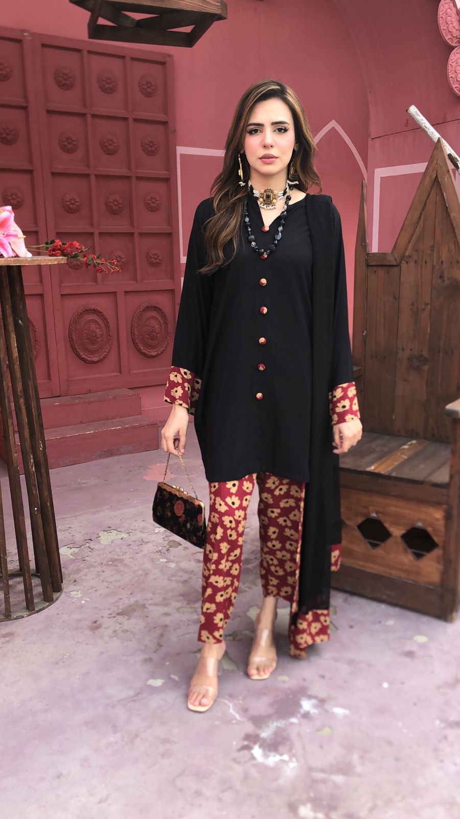Daisy Ready to Wear 3 Pcs Linen Dress
