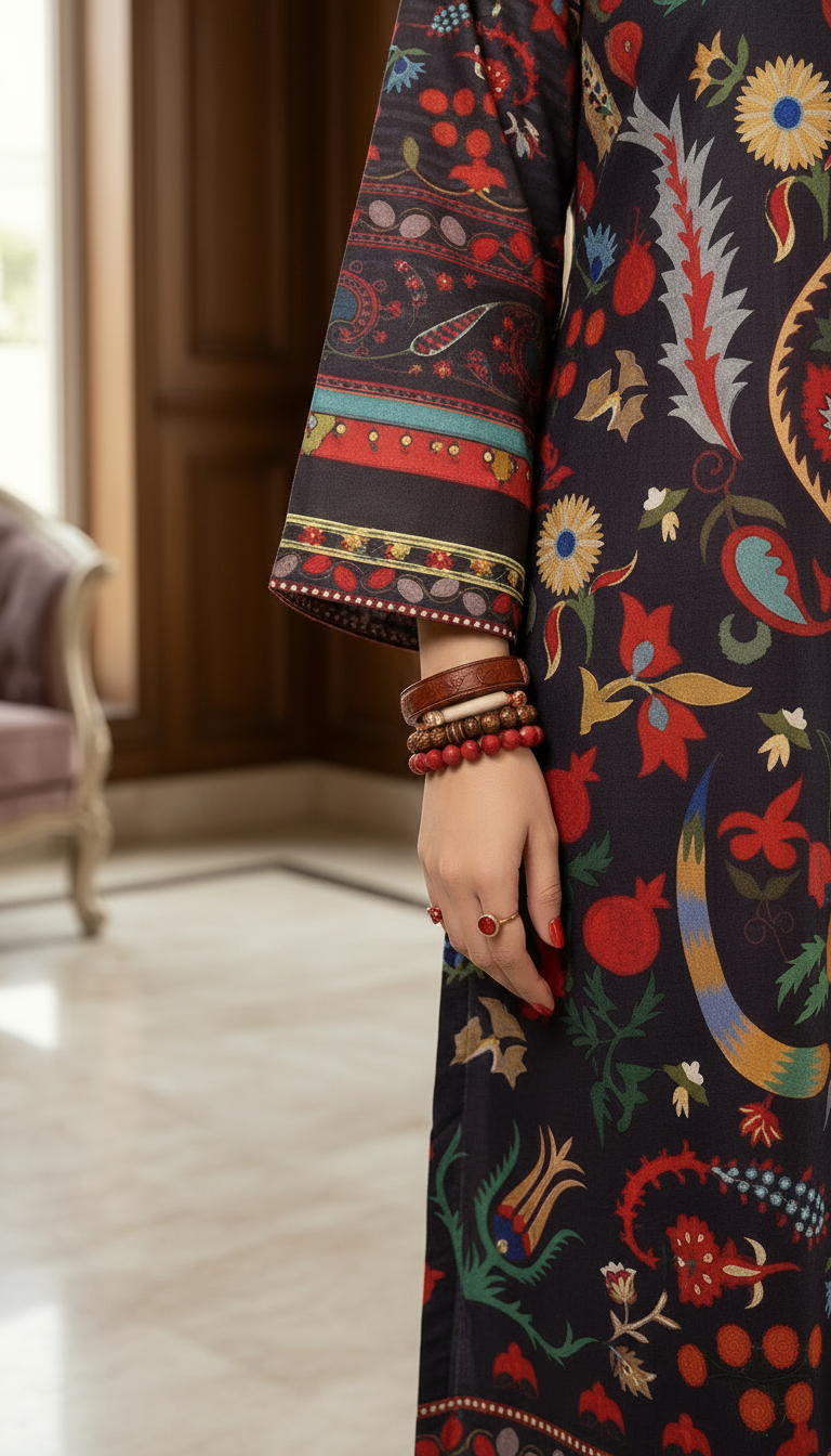 Sila Viscose Ready to Wear 2 Pcs Kaftan