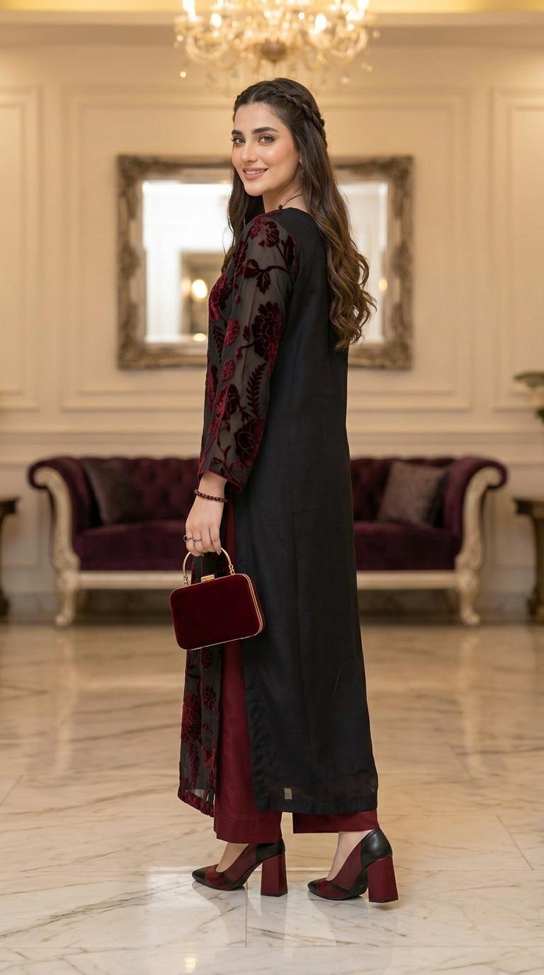 Monal Palachi Ready to Wear 2 Pcs Dress