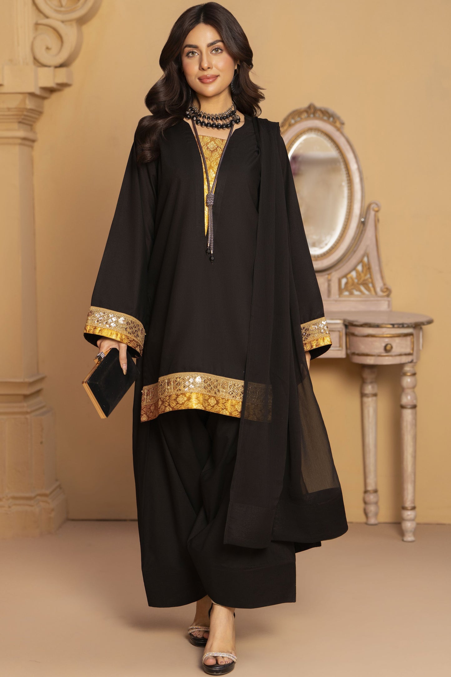 Yimmi Ready to Wear 3 Pcs Farshi Shalwar Dress