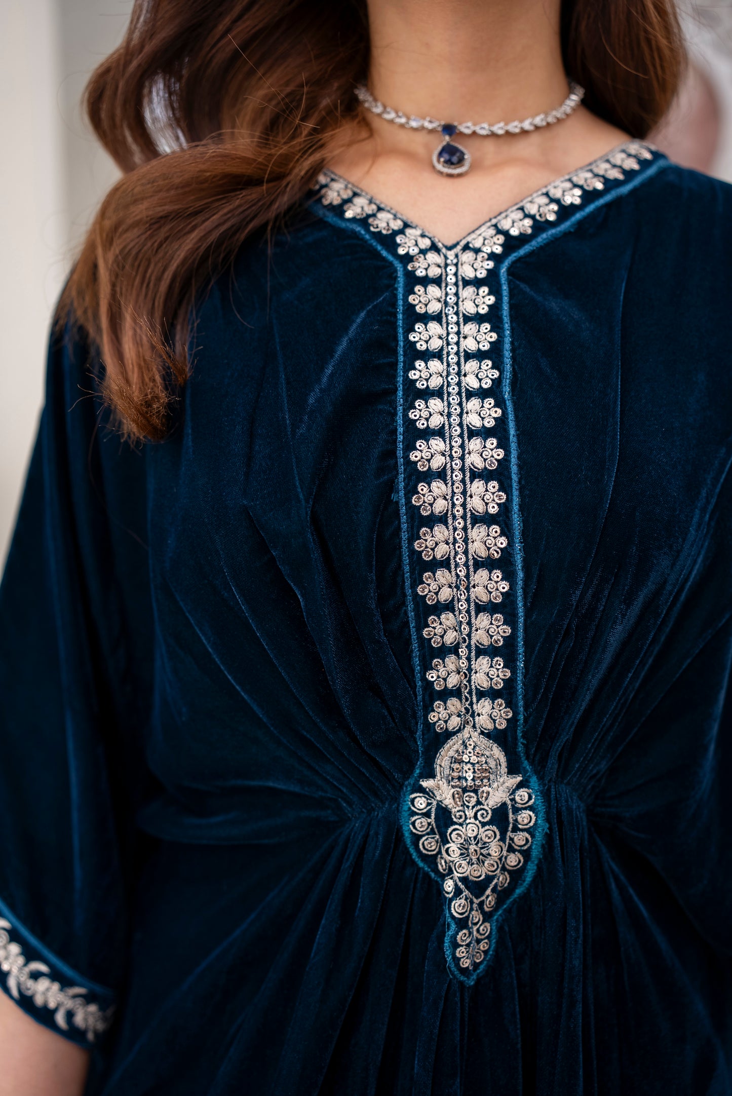 Jasmine Ready to wear 2 Pcs velvet Kaftan