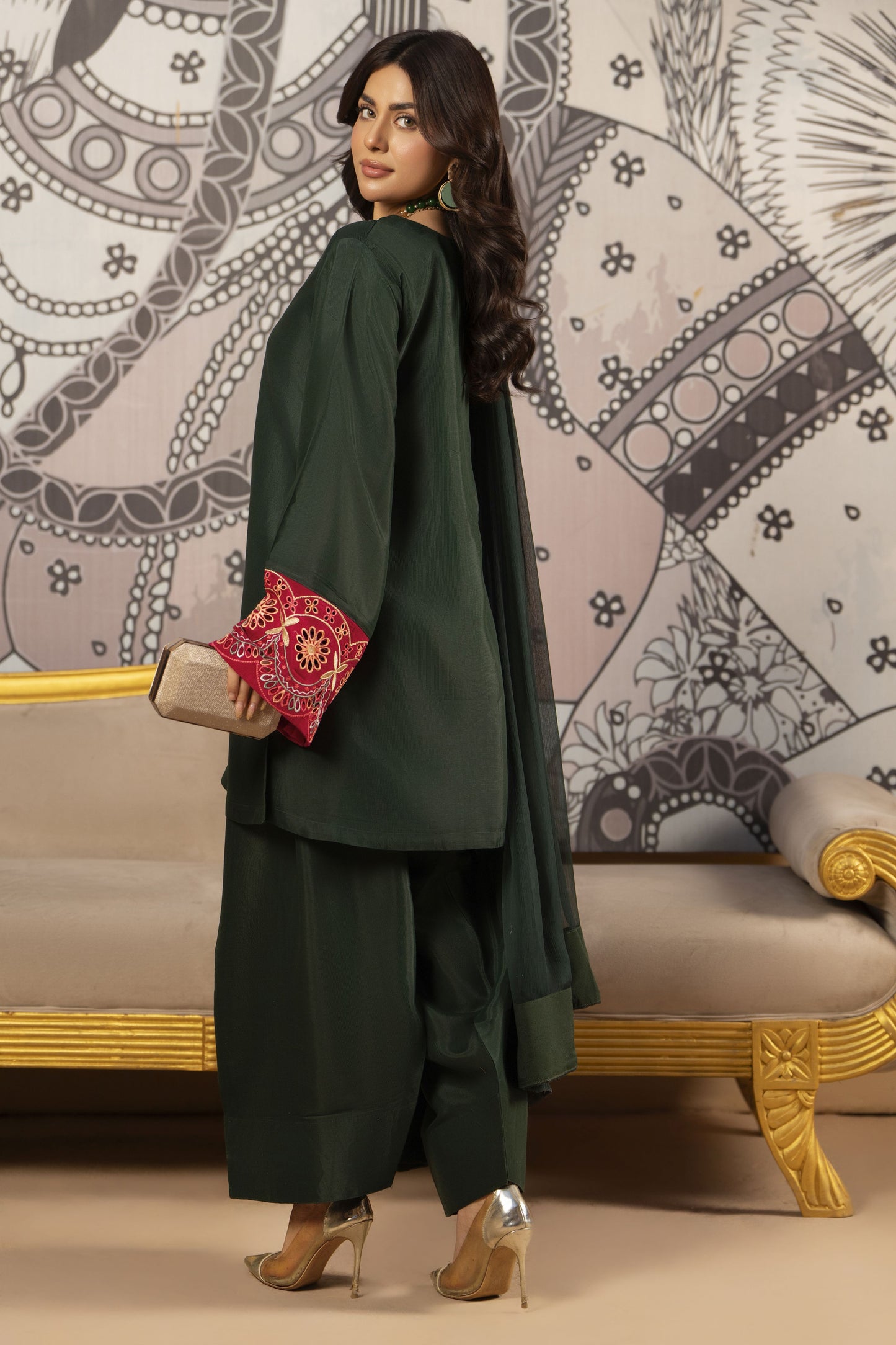 Zadie Ready to Wear 3 Pcs Farshi Shalwar Dress