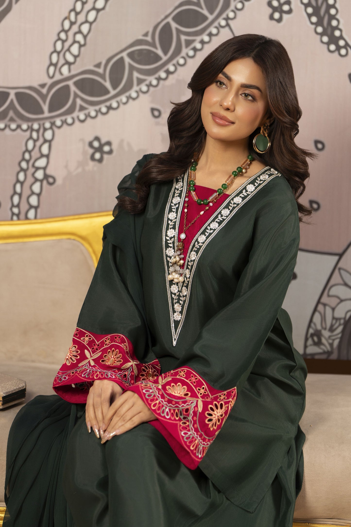 Zadie Ready to Wear 3 Pcs Farshi Shalwar Dress