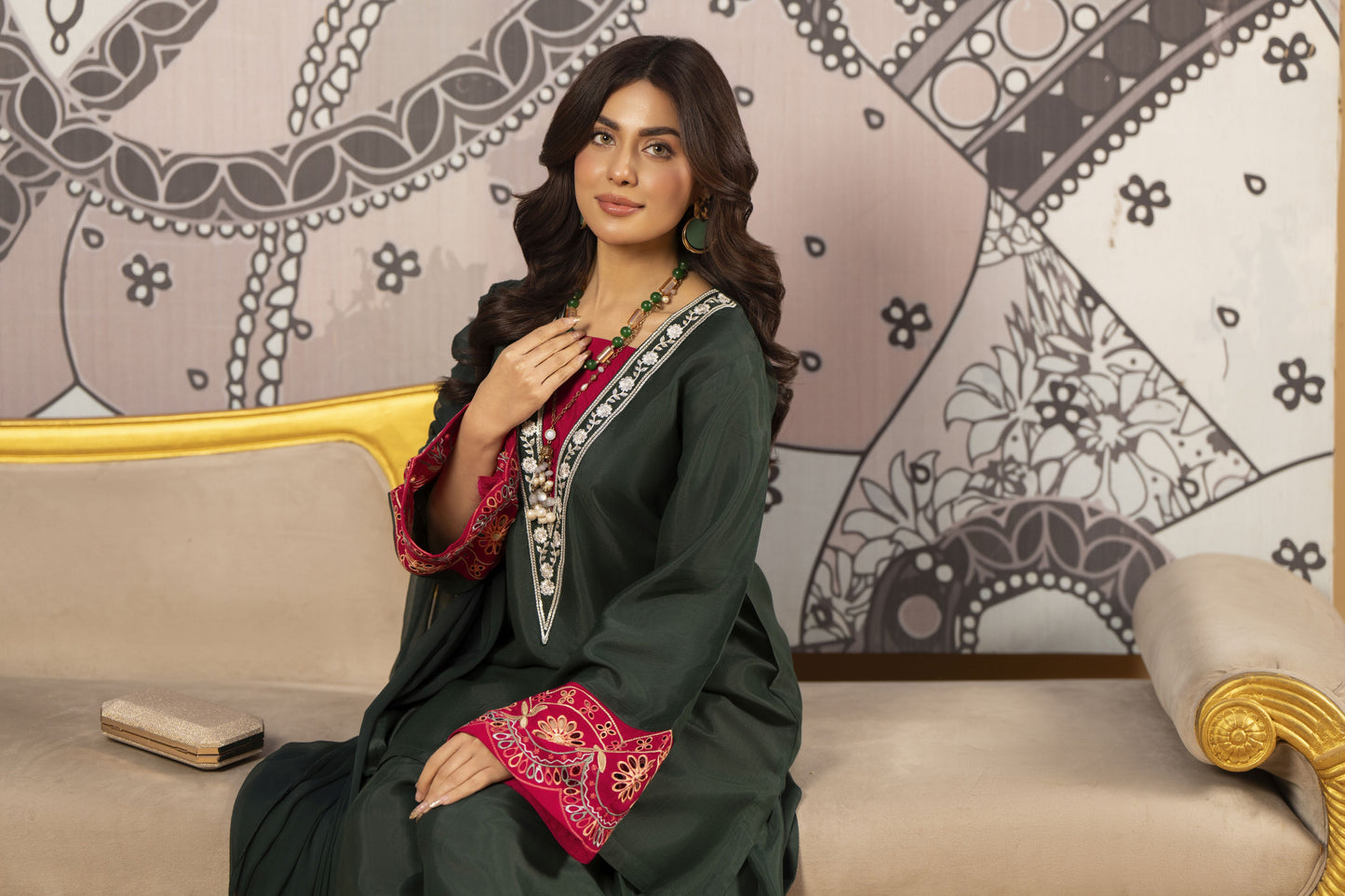 Zadie Ready to Wear 3 Pcs Farshi Shalwar Dress