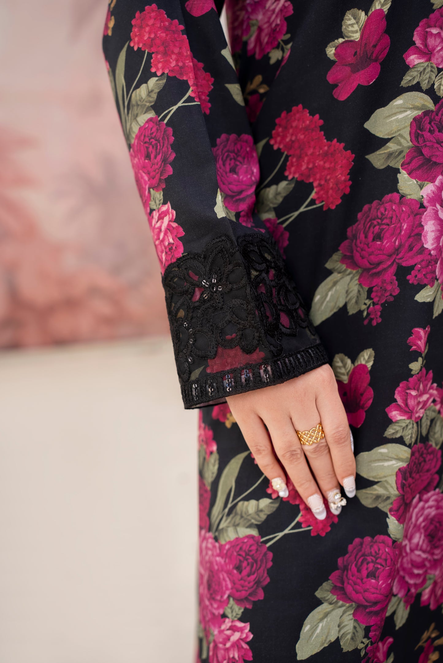 Janat Ready to Wear 3 Pcs winter Embroidered  Dress