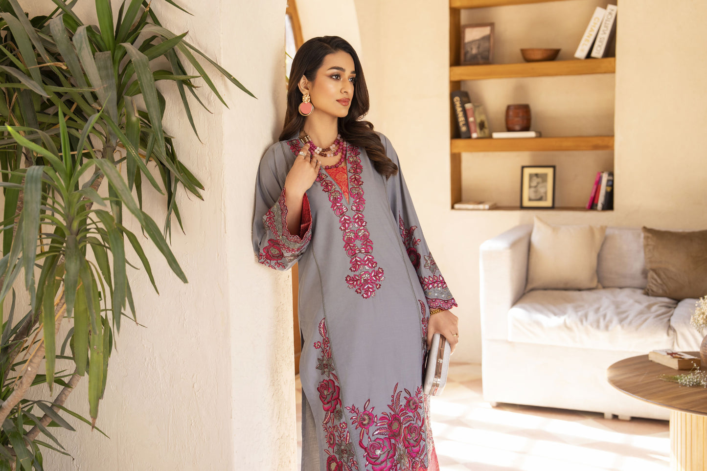 Zoha Ready to Wear 2 Pcs Embroidered Dress