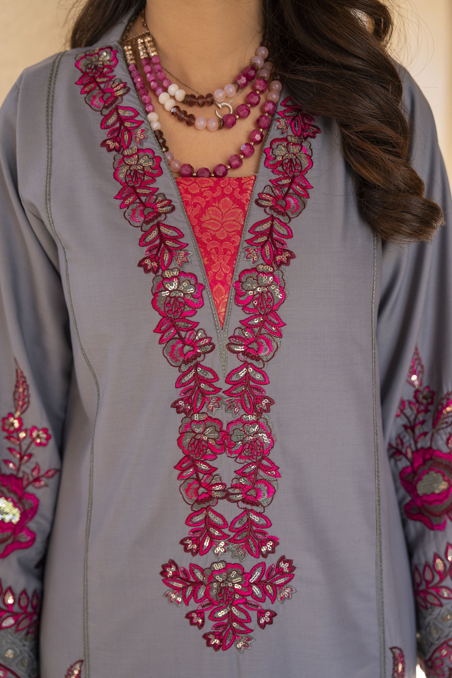 Zoha Ready to Wear 2 Pcs Embroidered Dress