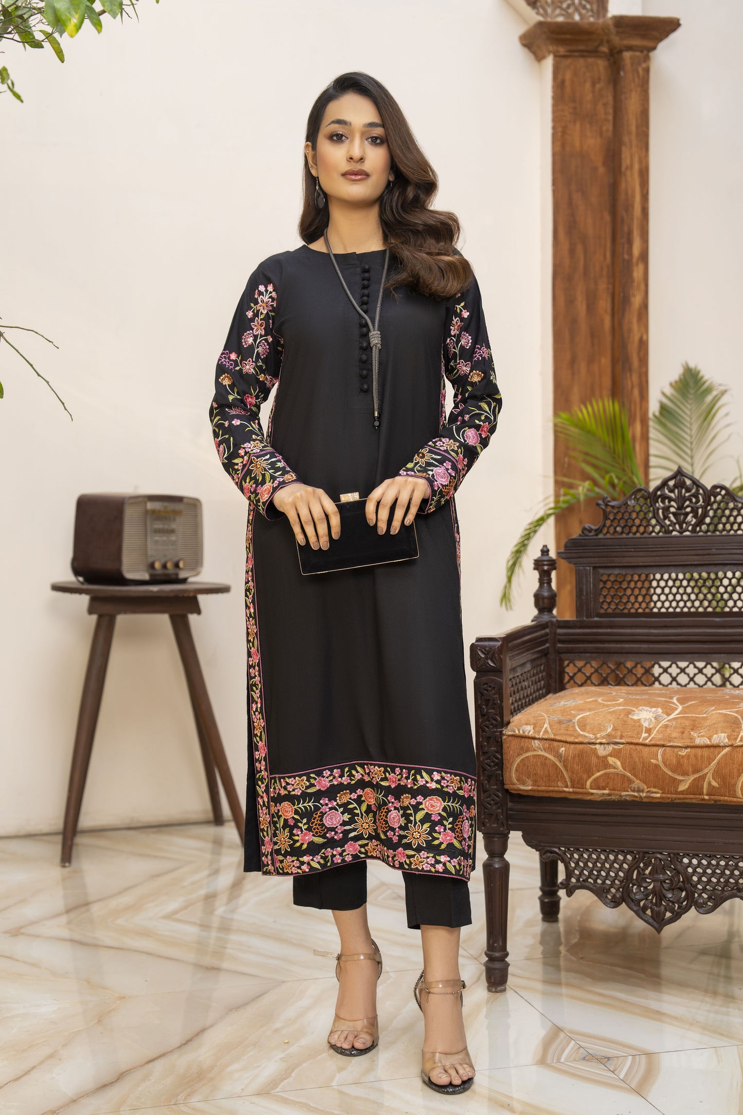 Prisha Ready to Wear 2 Pcs Embroidered Dress