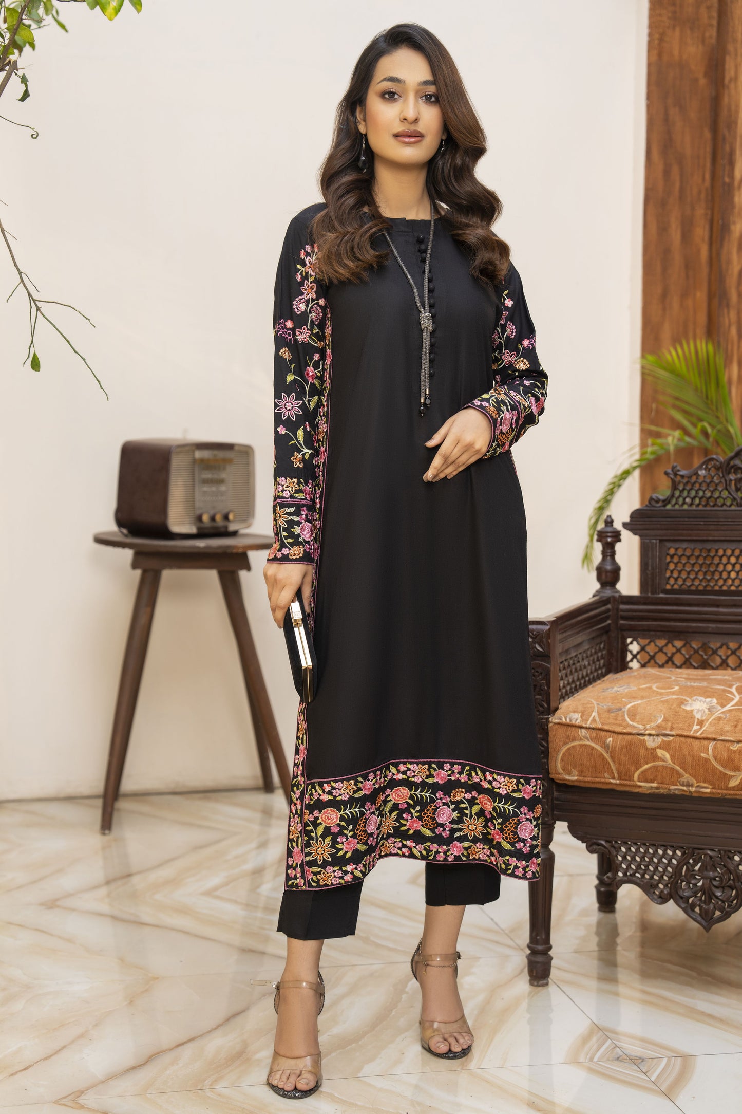 Prisha Ready to Wear 2 Pcs Embroidered Dress