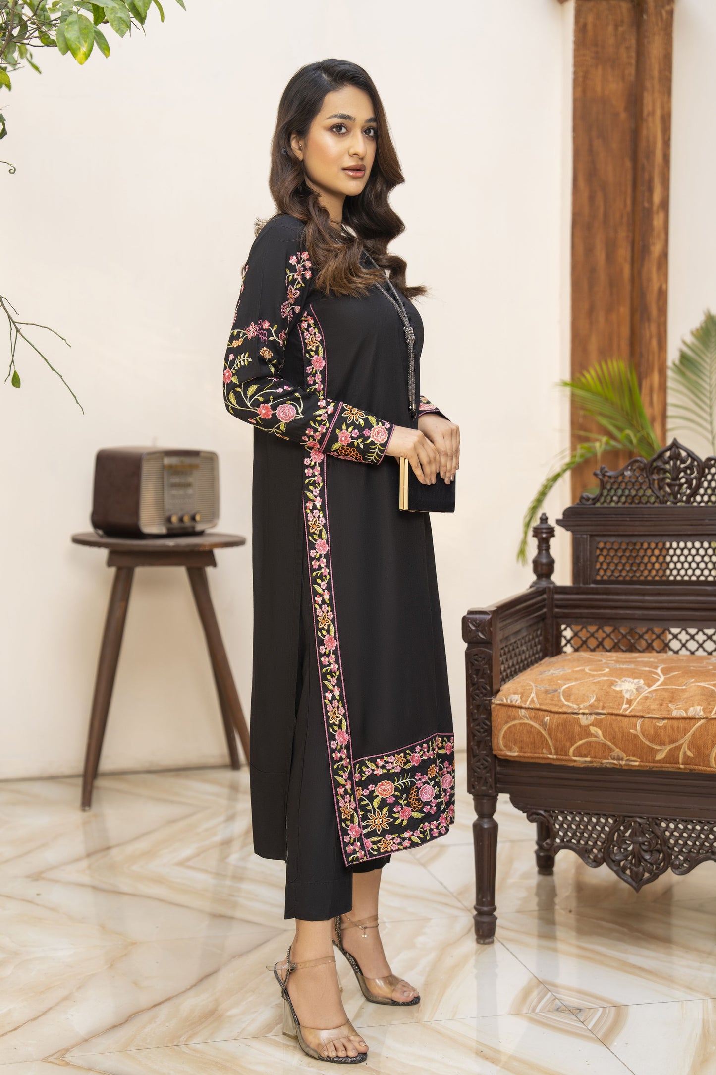 Prisha Ready to Wear 2 Pcs Embroidered Dress