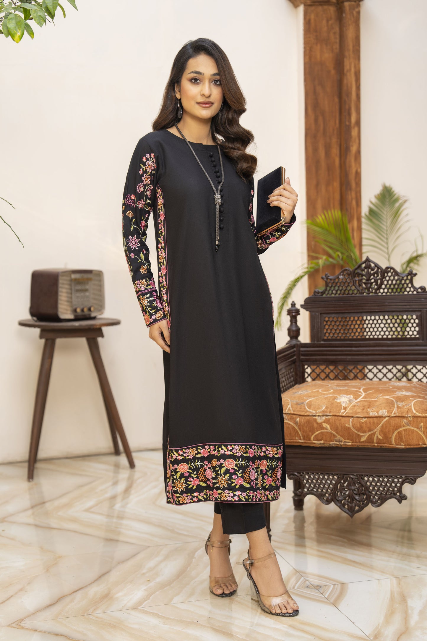 Prisha Ready to Wear 2 Pcs Embroidered Dress