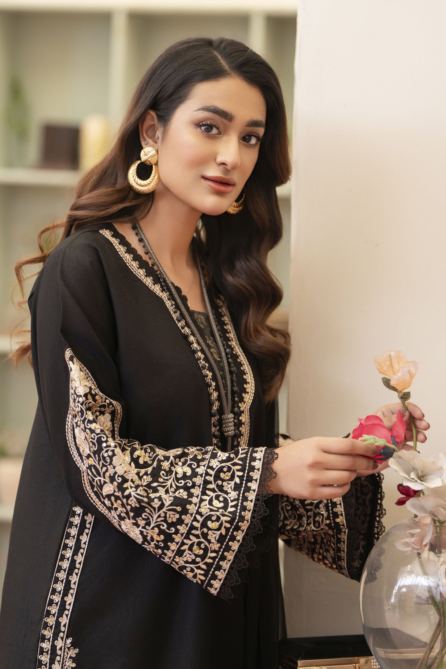 Armeena Luxury Ready to Wear 3 Pcs Embroidered Dress