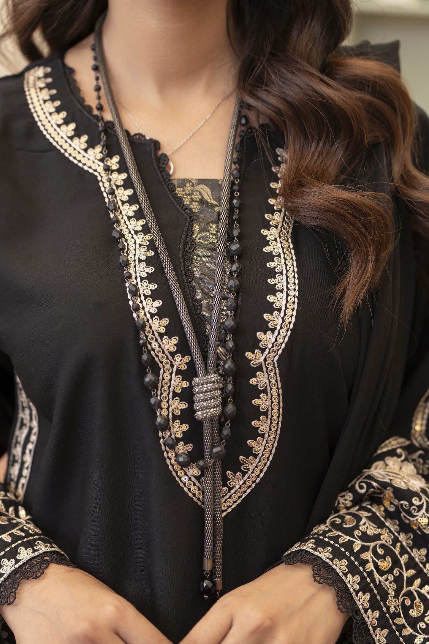 Armeena Luxury Ready to Wear 3 Pcs Embroidered Dress