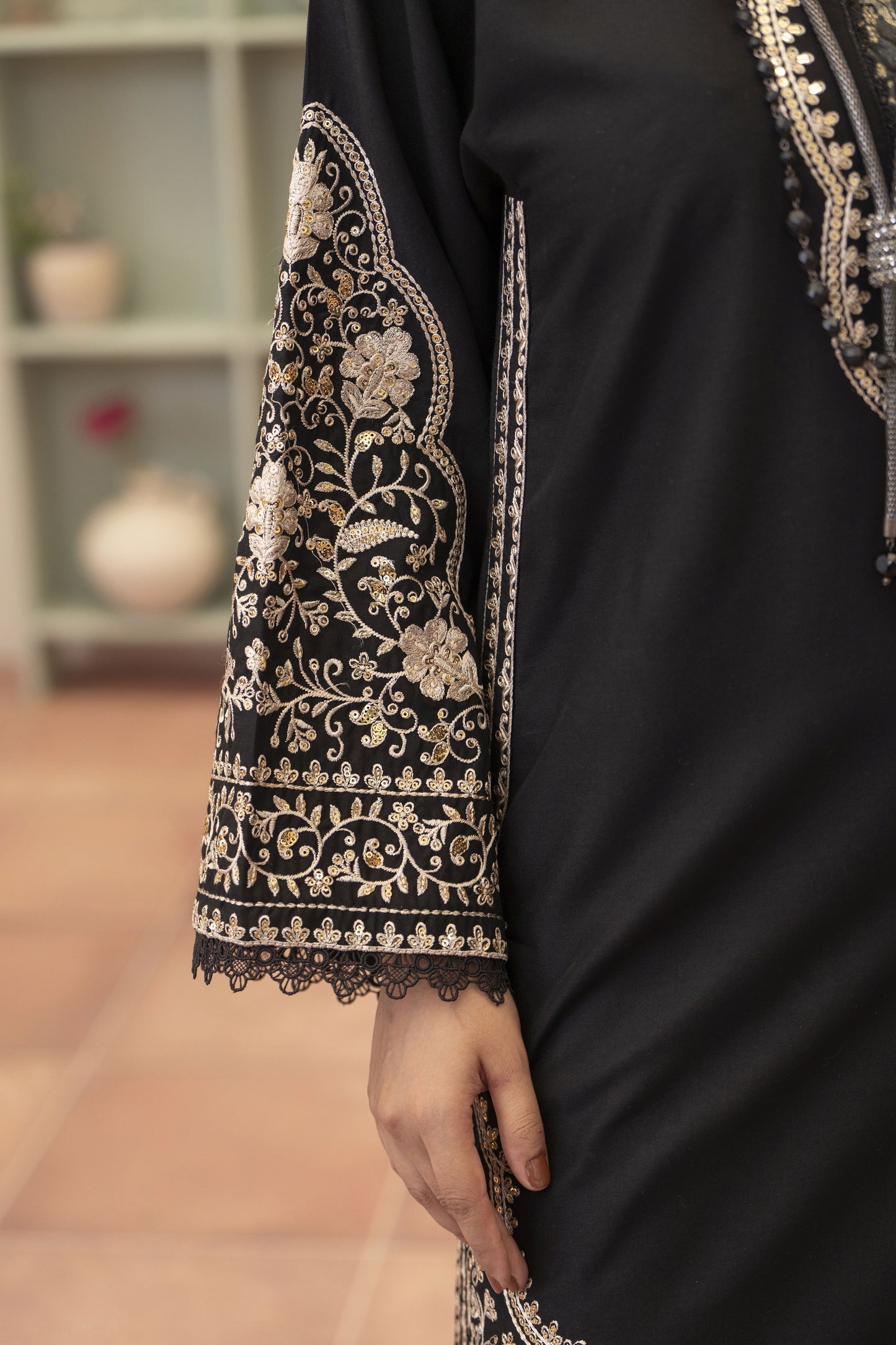 Armeena Luxury Ready to Wear 3 Pcs Embroidered Dress