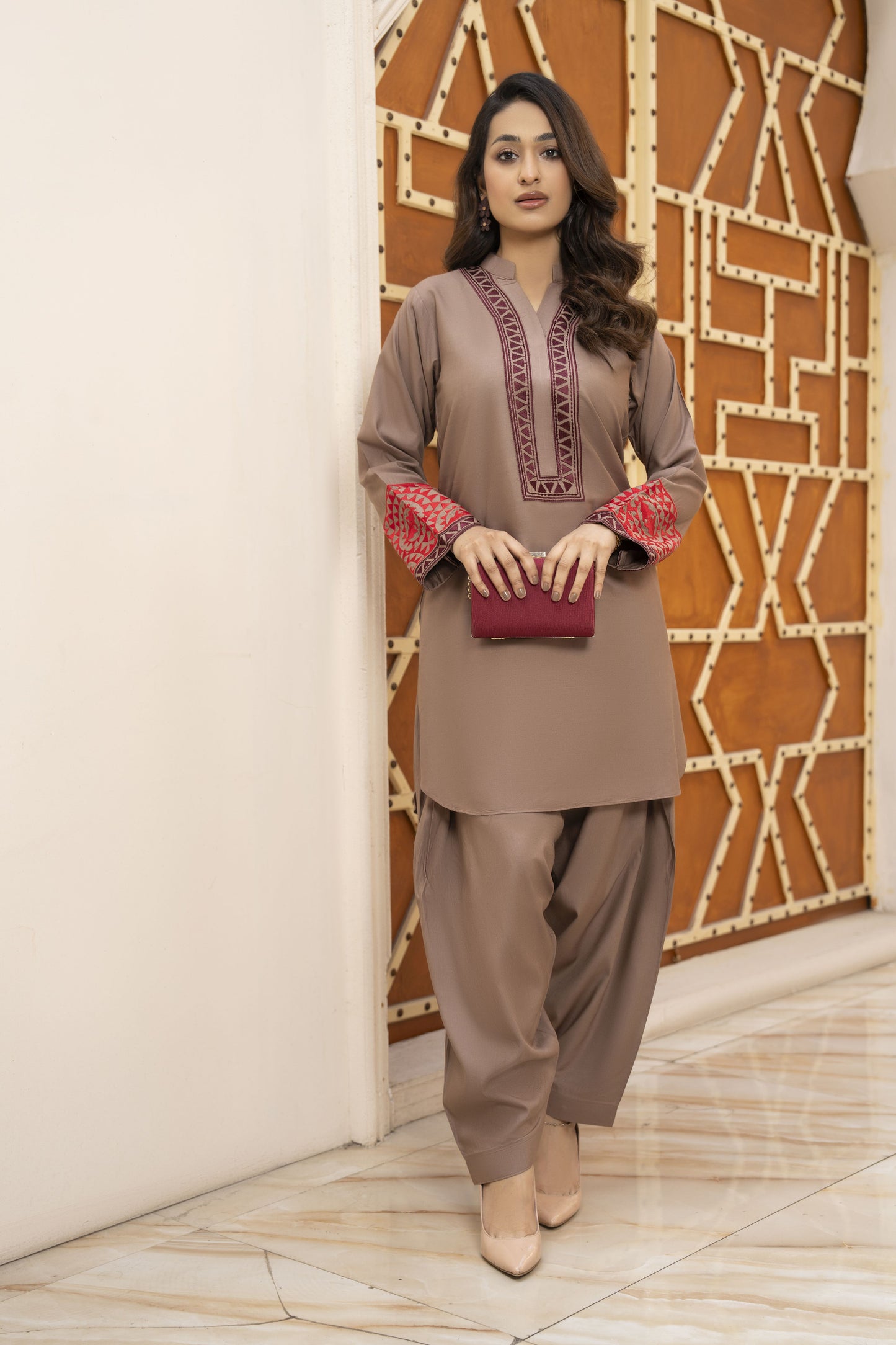 Diya Ready to Wear 2 Pcs Embroidered Dress
