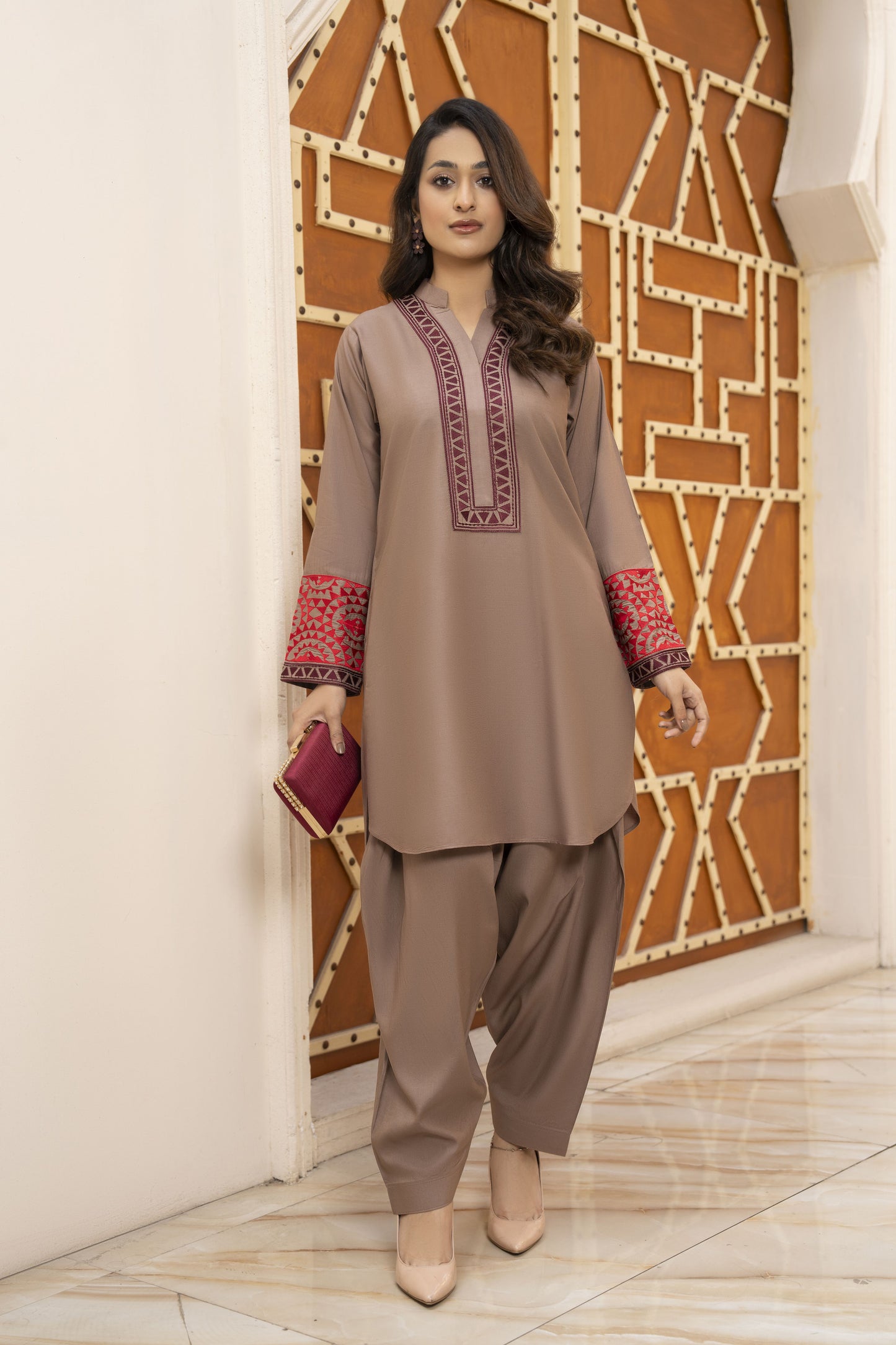 Diya Ready to Wear 2 Pcs Embroidered Dress
