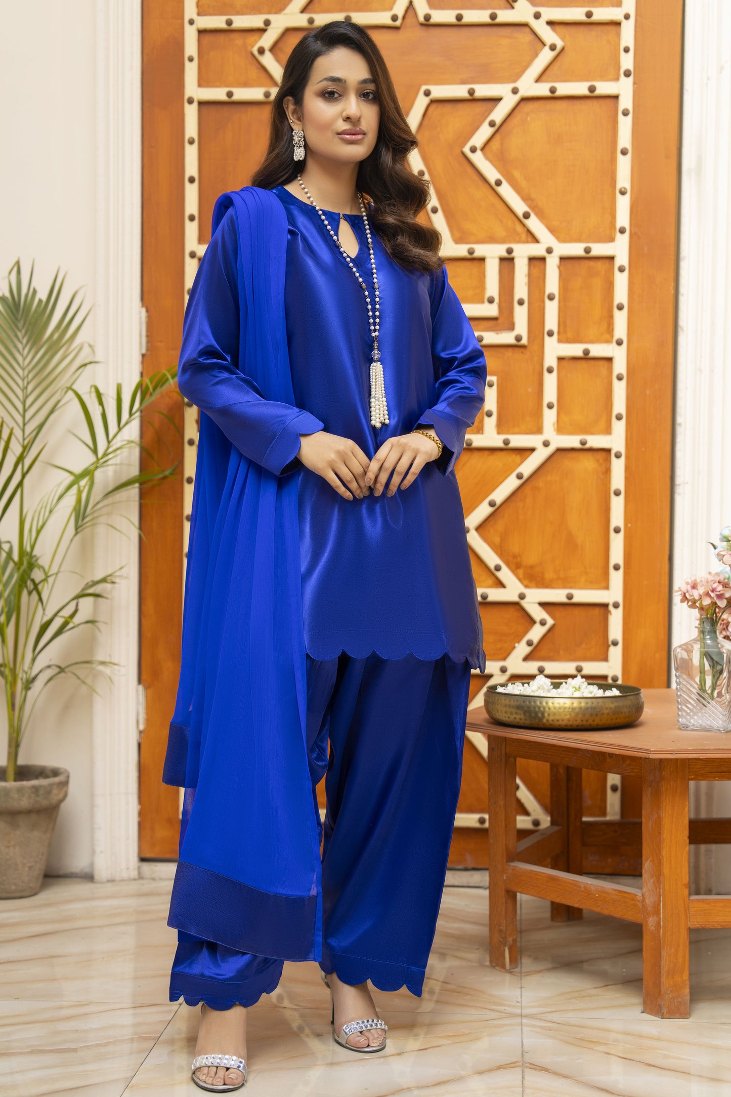 Sneha Ready to Wear 3 Pcs Silk Dress