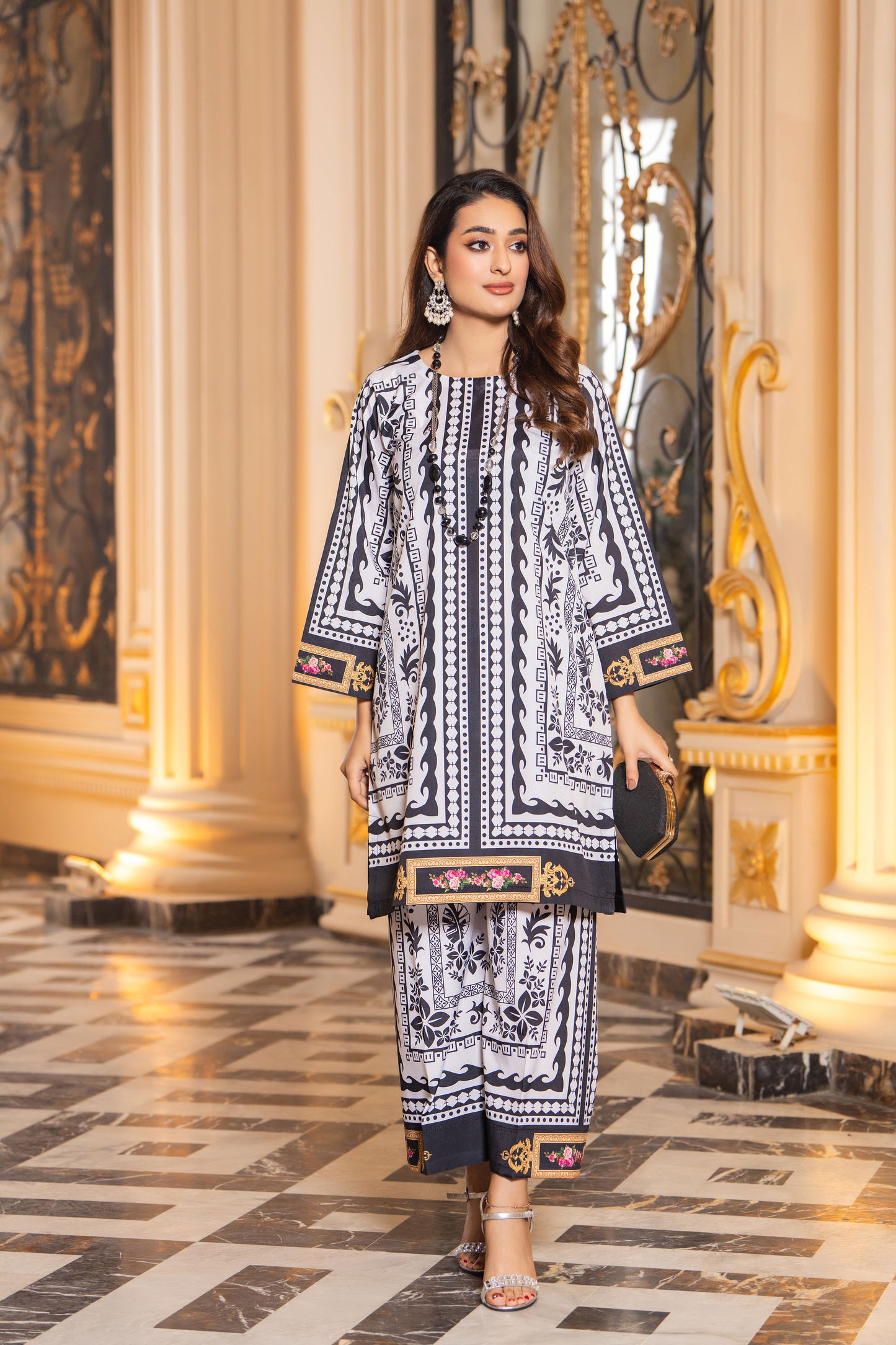 Lush Aura Ready to Wear 2 Pcs Dress