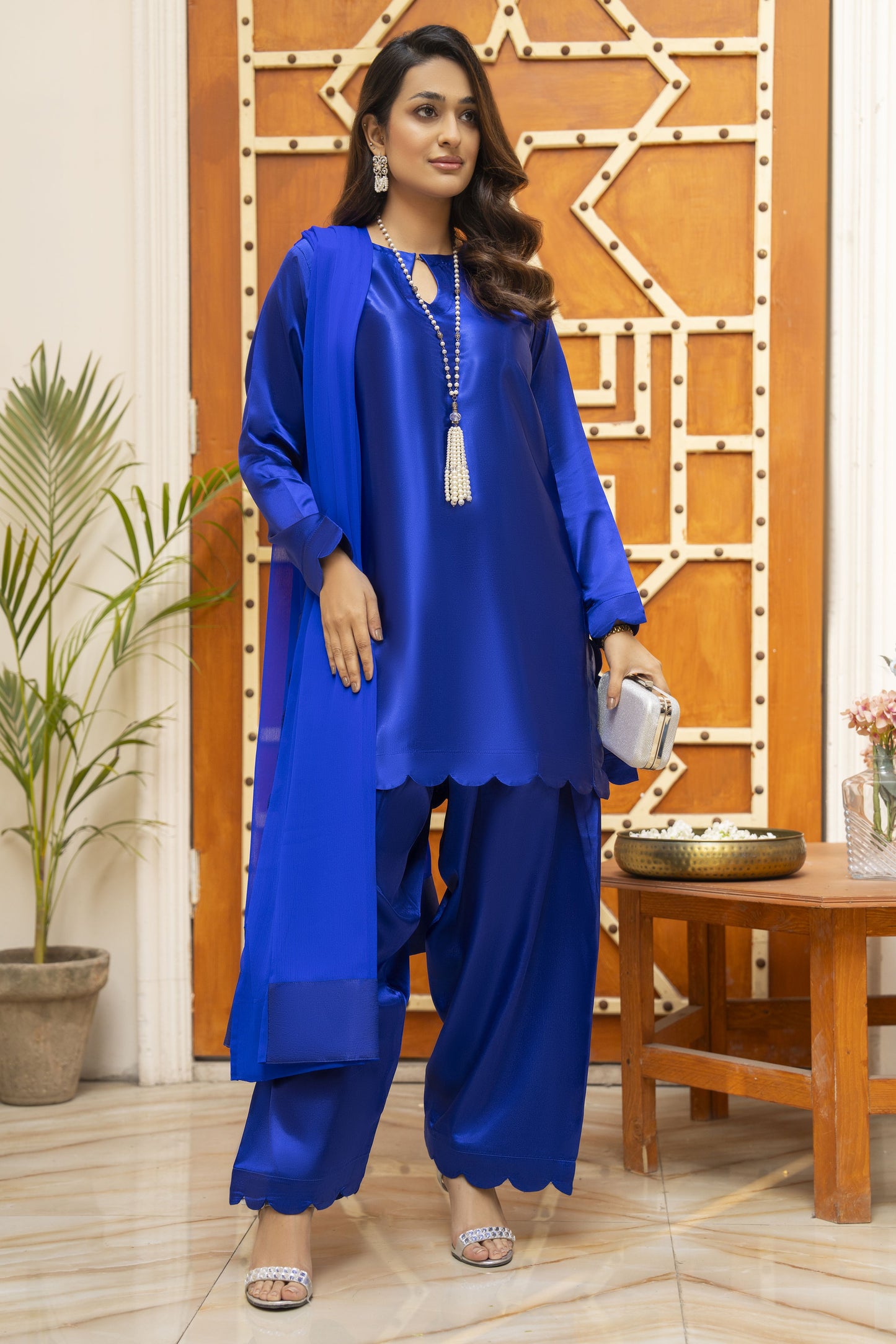 Sneha Ready to Wear 3 Pcs Silk Dress