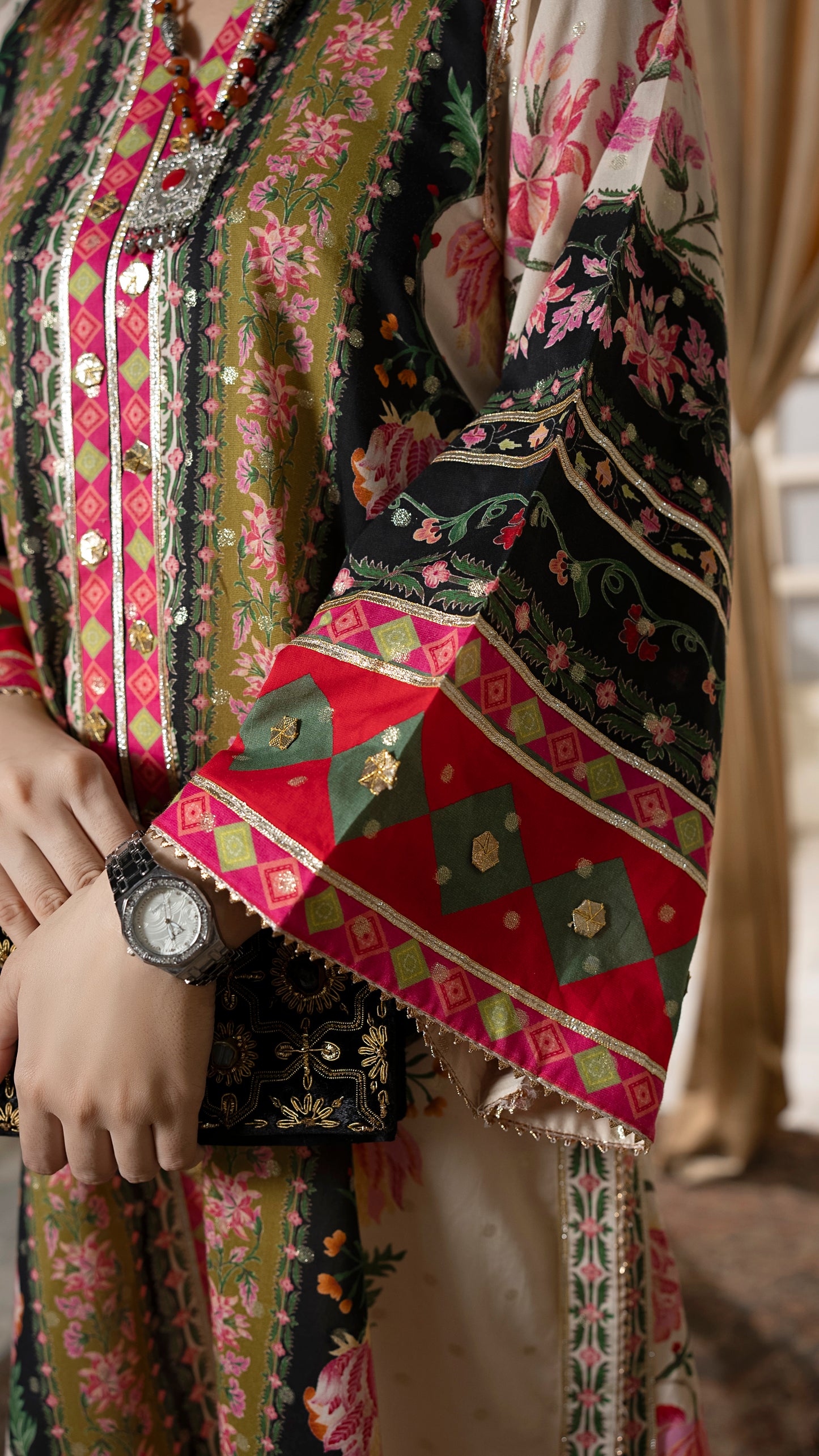 Afsana Luxury Ready to Wear 2 Pcs Embroidered Dress
