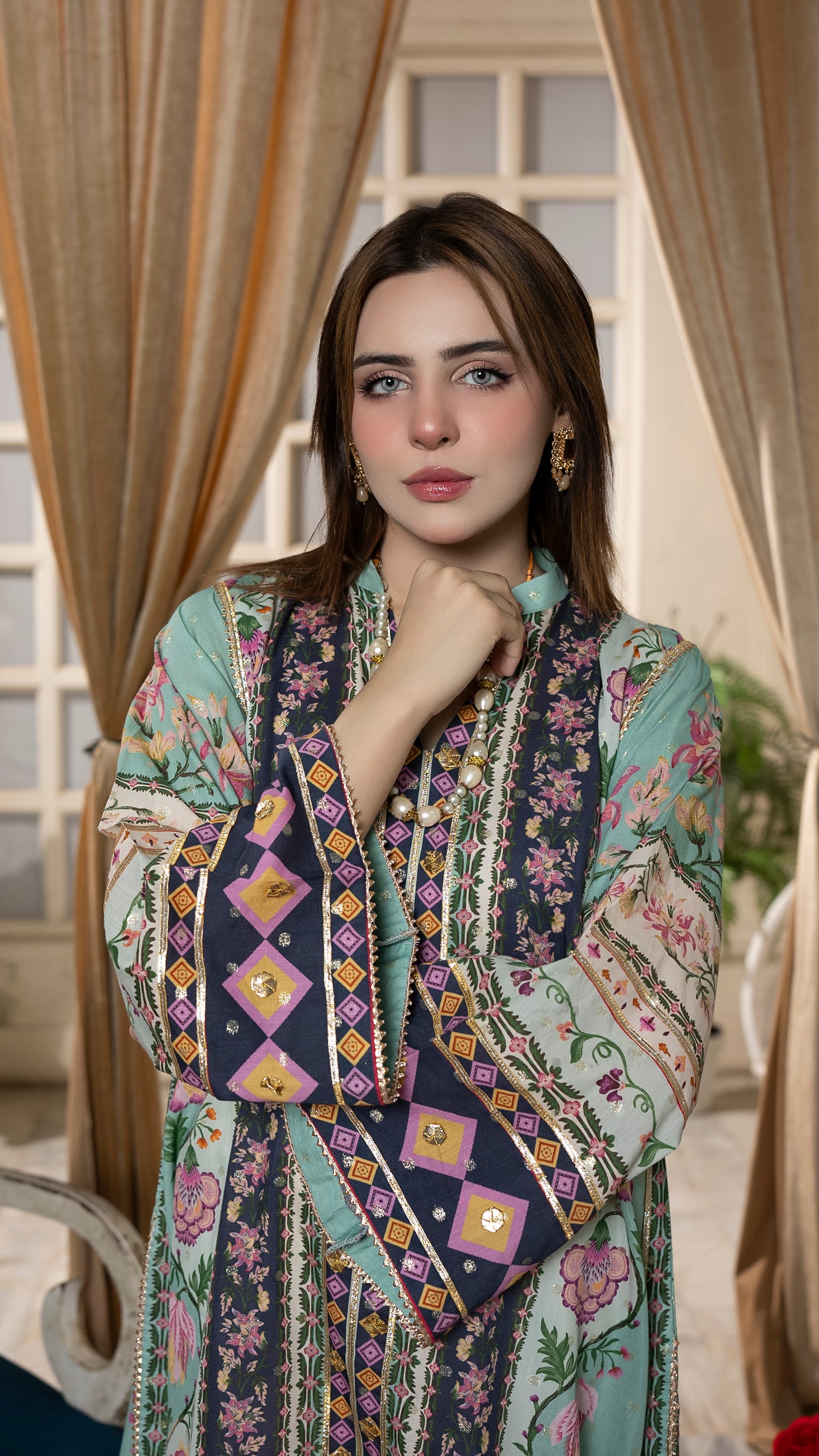 Namira Luxury Ready to Wear 2 Pcs Embroidered Dress