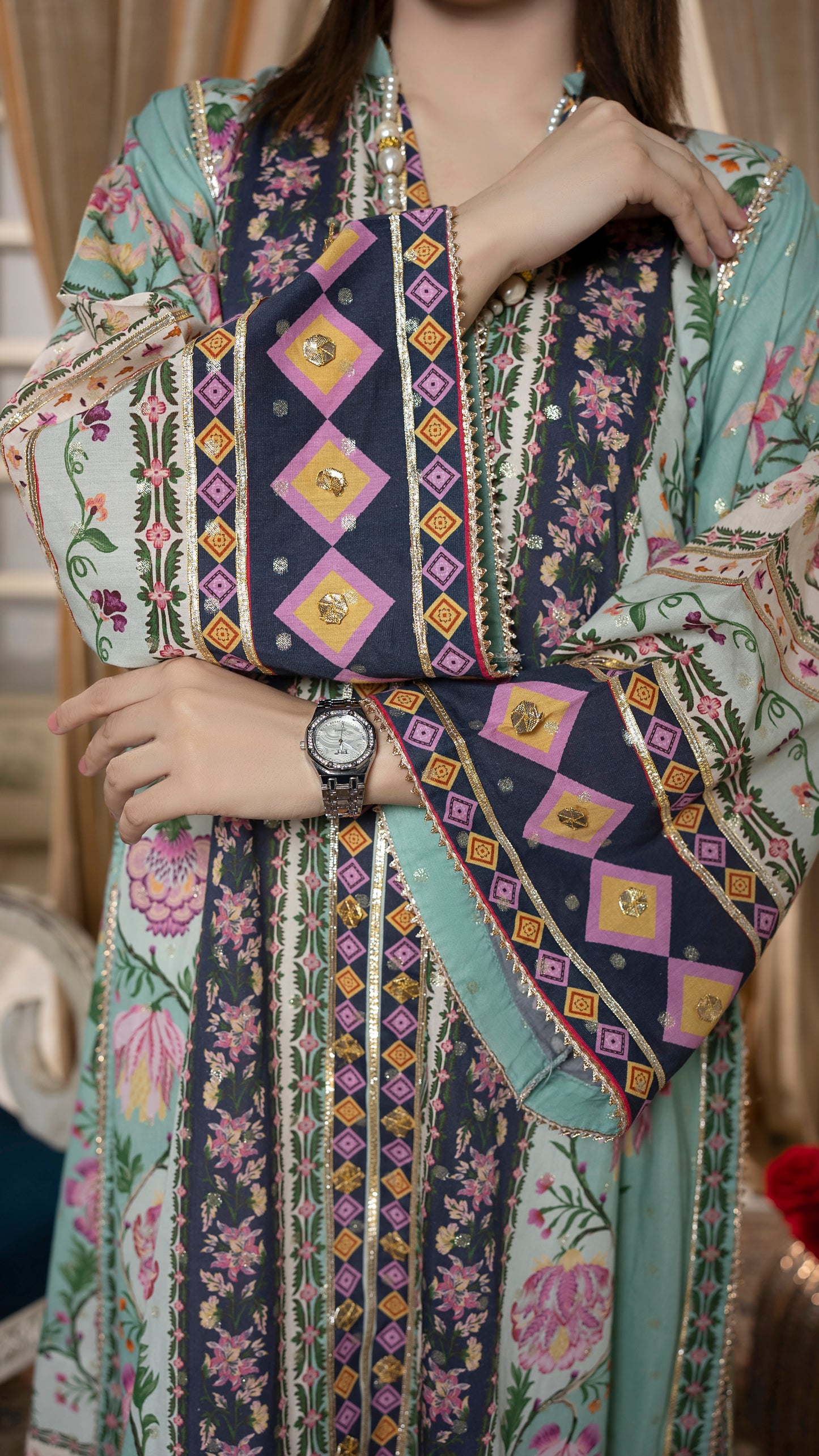 Namira Luxury Ready to Wear 2 Pcs Embroidered Dress