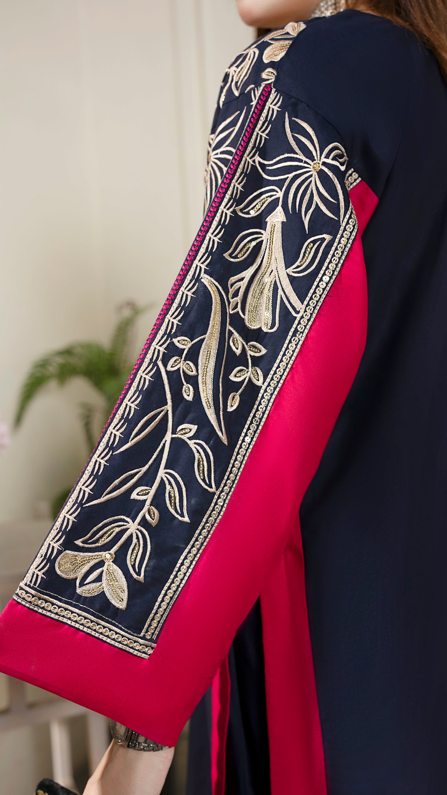 Zobi Ready to Wear 2 Pcs Embroidered Dress