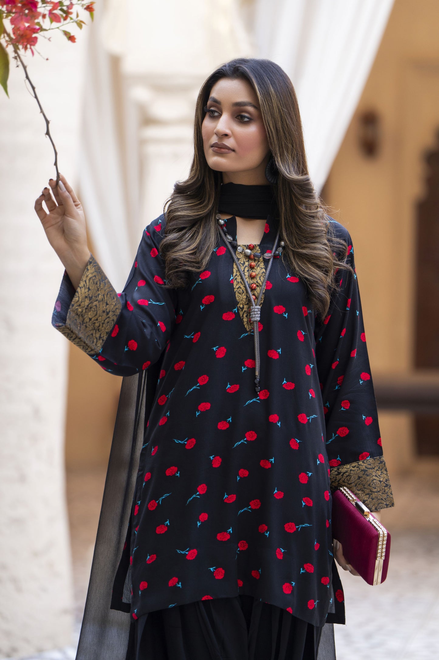 Red Rose Ready to Wear 3 Pcs Farshi Shalwar Collection