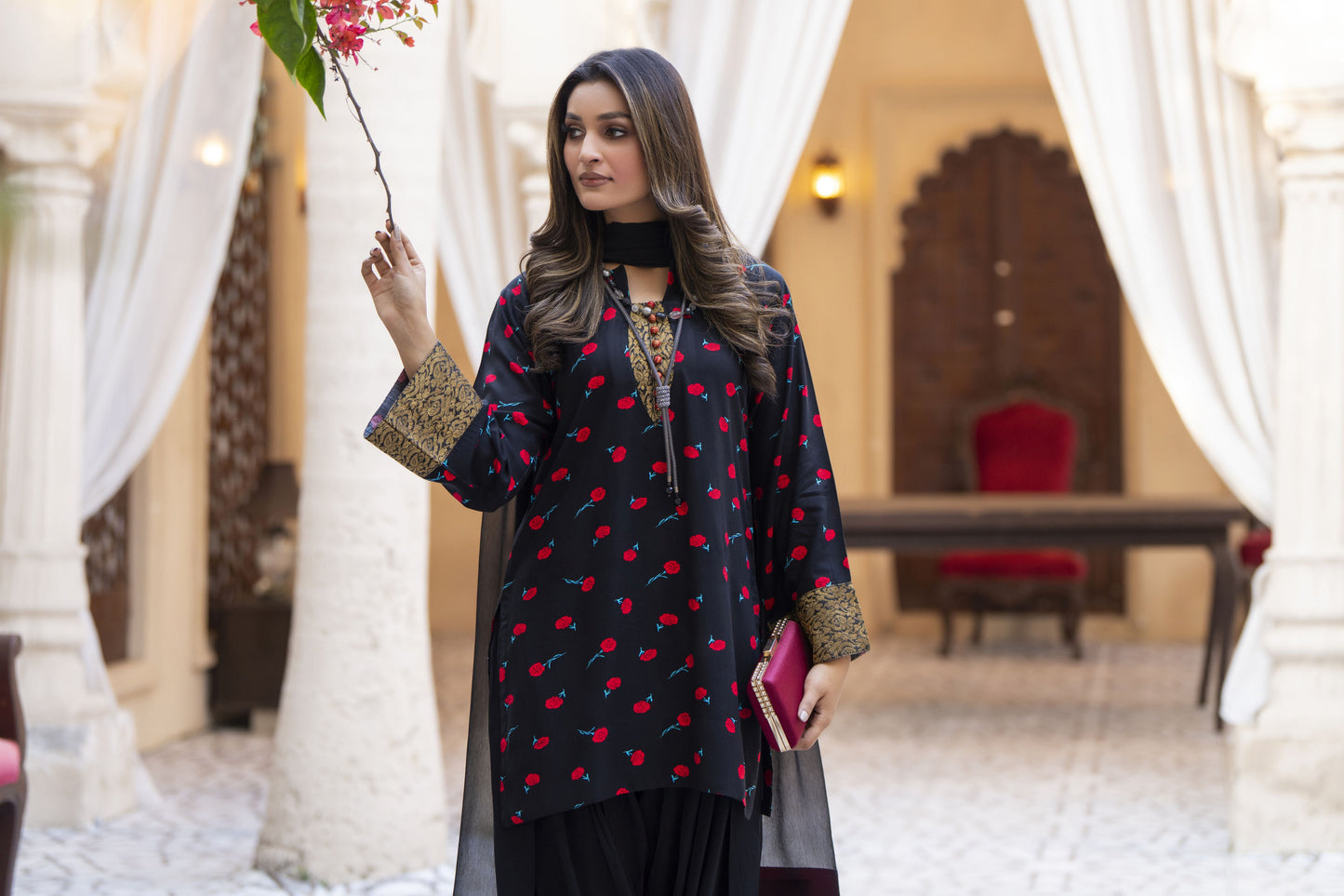 Red Rose Ready to Wear 3 Pcs Farshi Shalwar Collection
