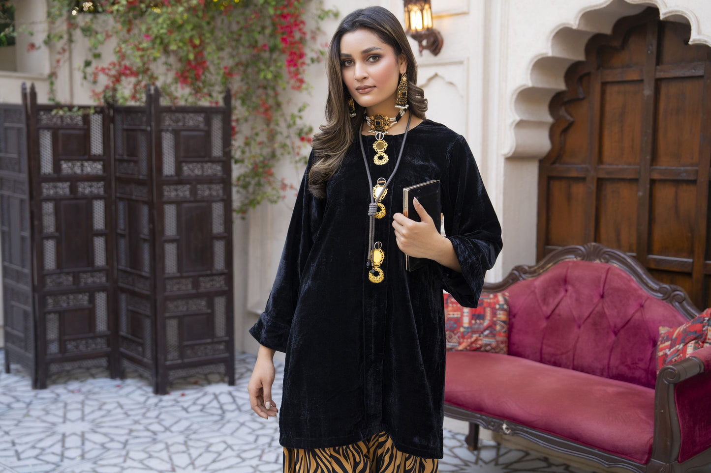 Velvet Dream Farshi Shalwar 2 pcs Dress