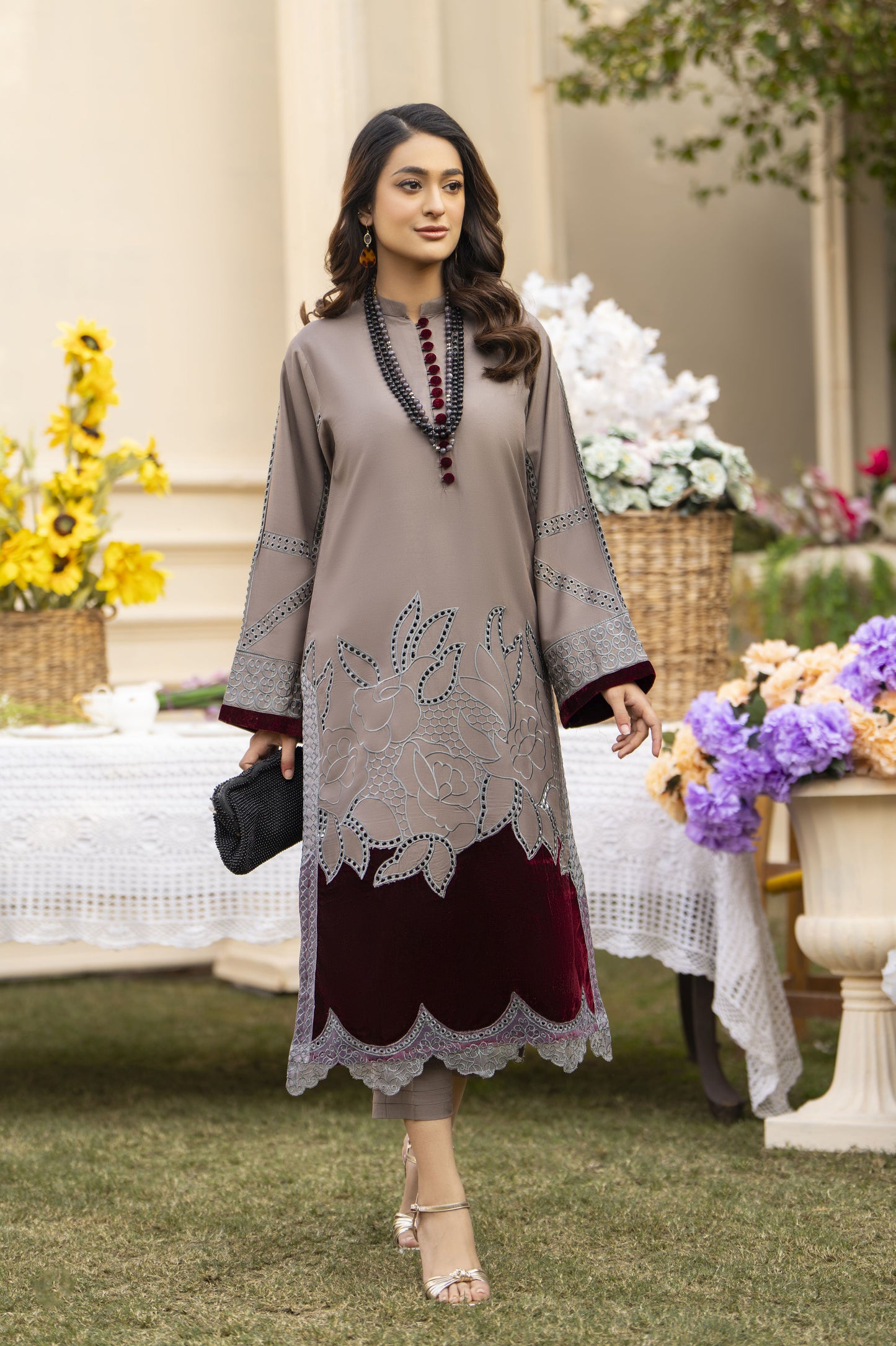 Amelia Ready to Wear 2 Pcs Embroidered Dress