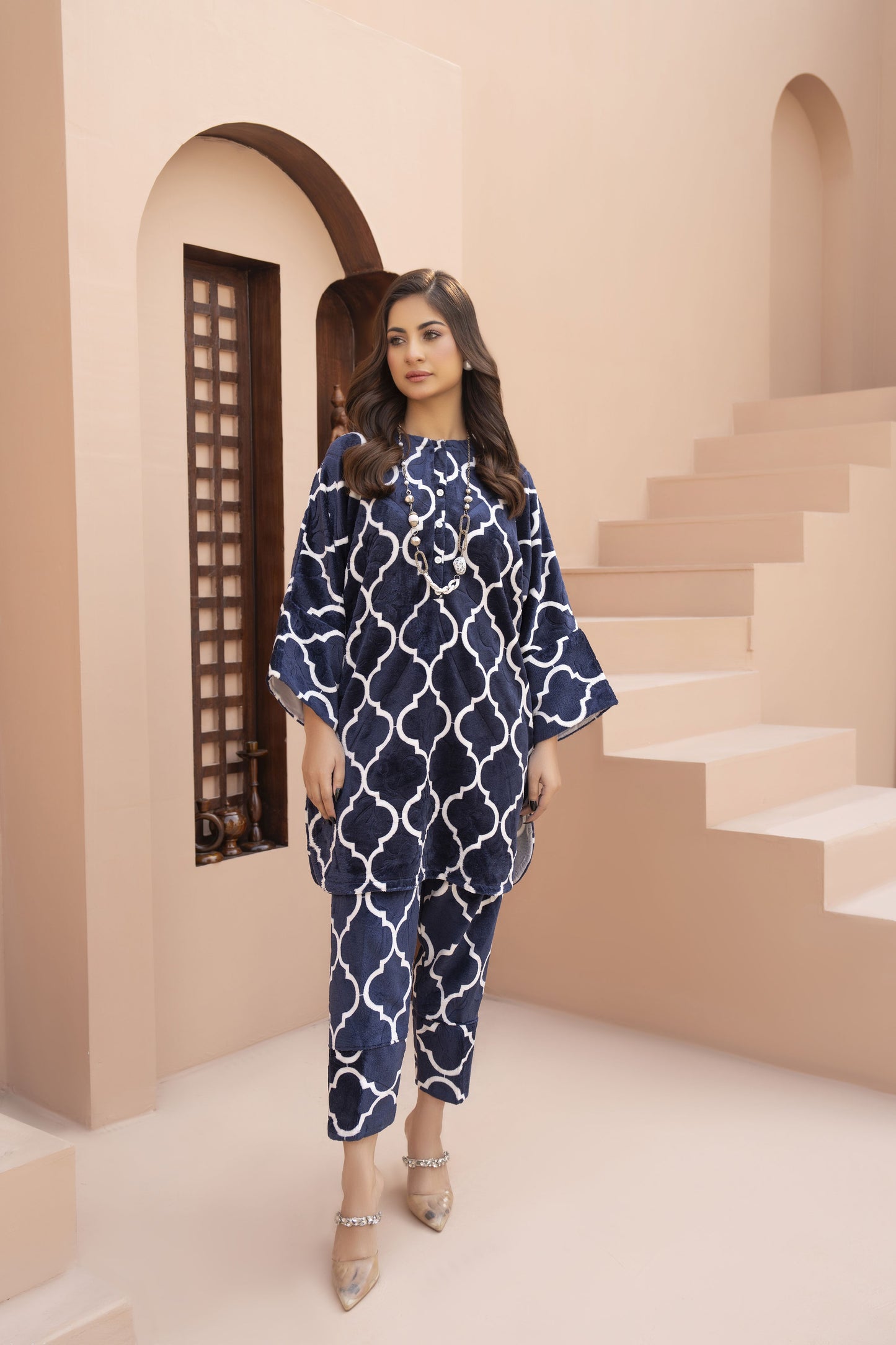 Velora woolen Ready to Wear 2 Pcs Dress