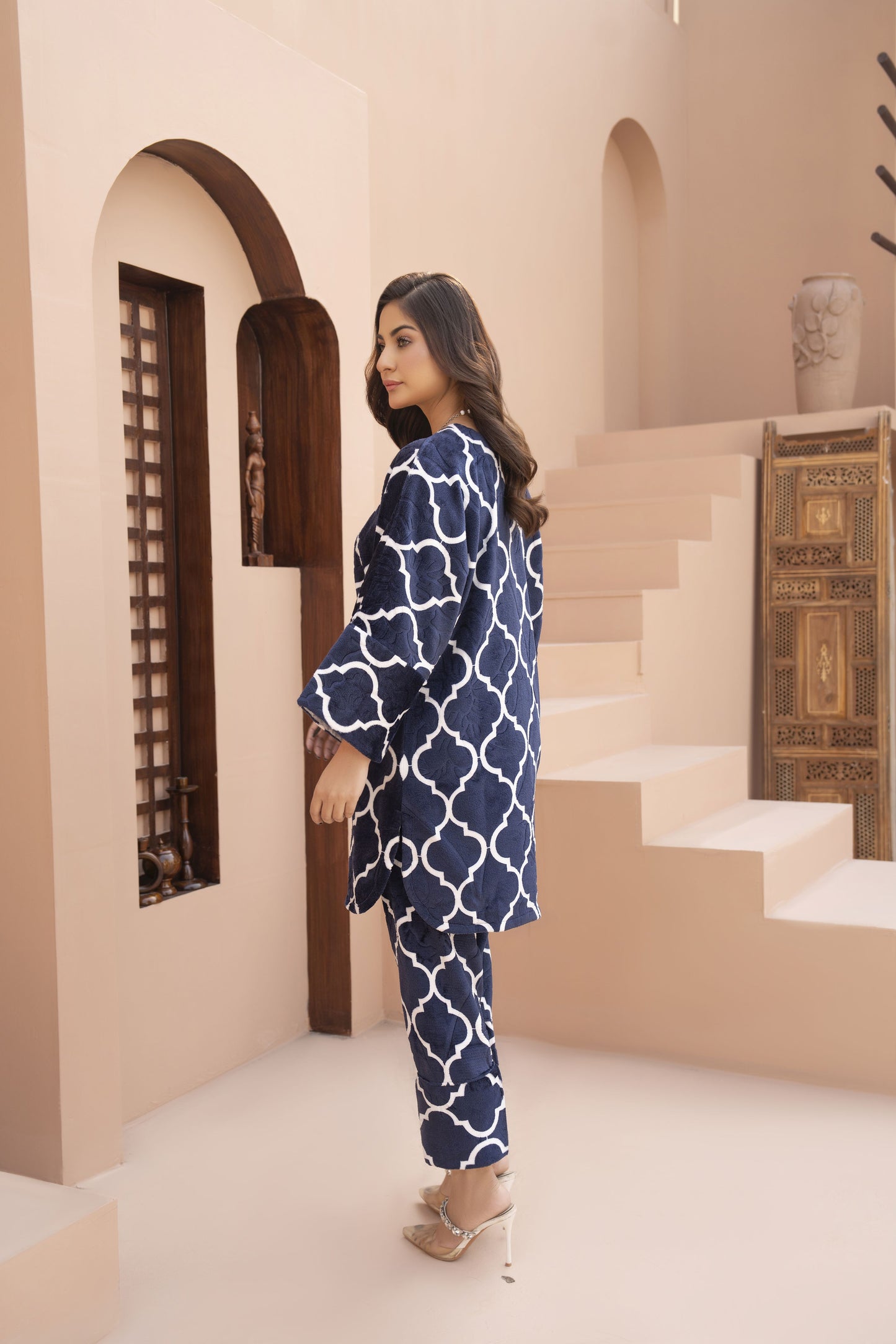 Velora woolen Ready to Wear 2 Pcs Dress