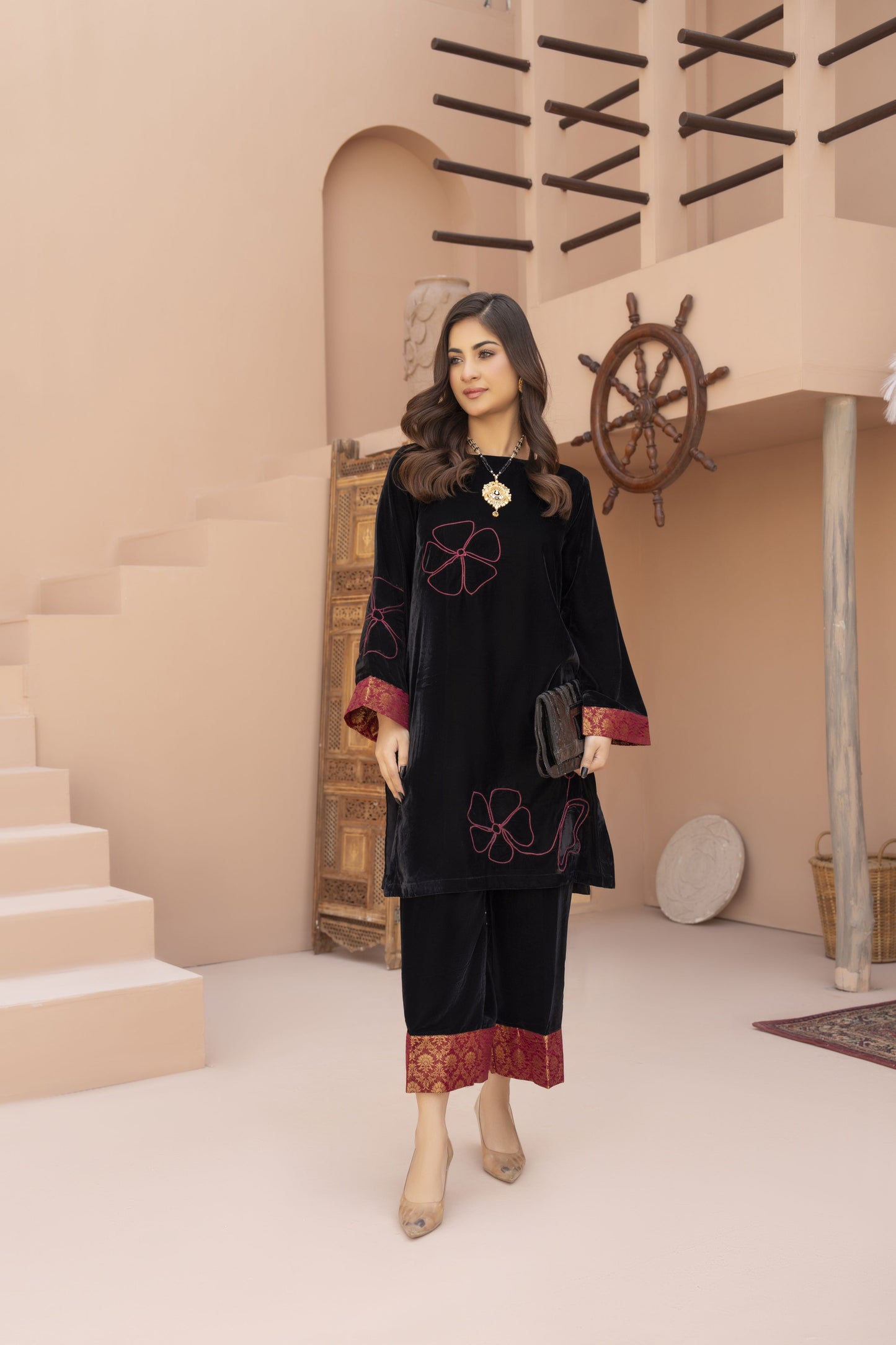 Solea Studio Velvet 2 Pcs Ready to wear Dress