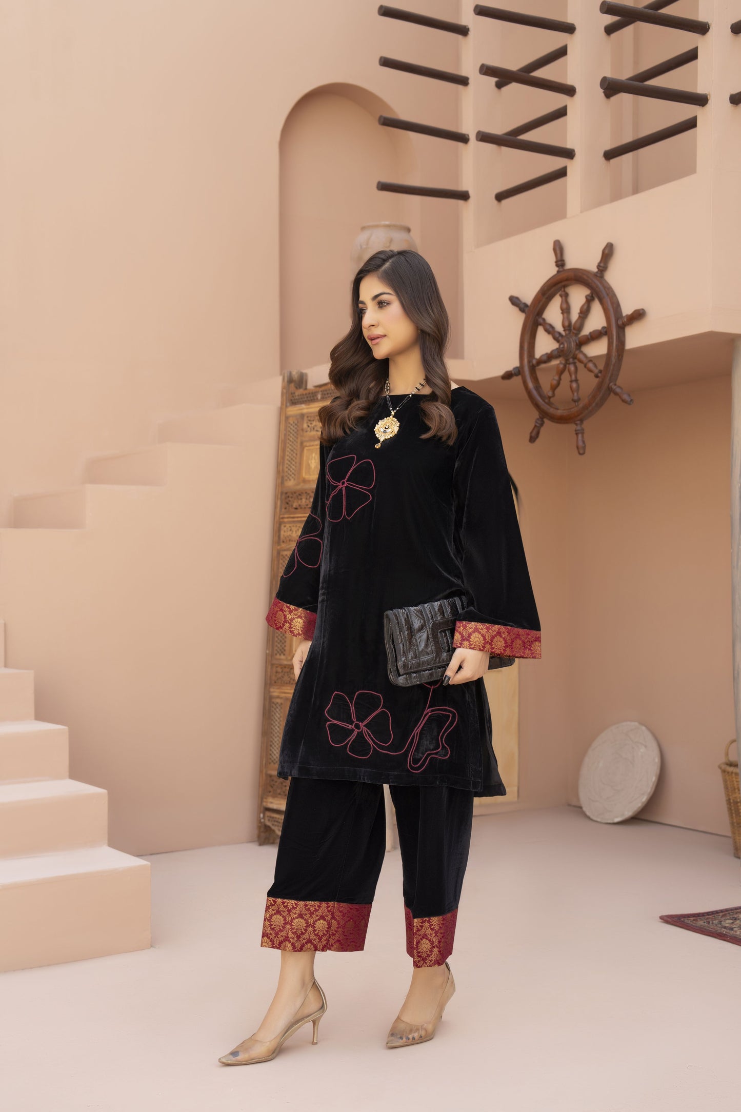 Solea Studio Velvet 2 Pcs Ready to wear Dress