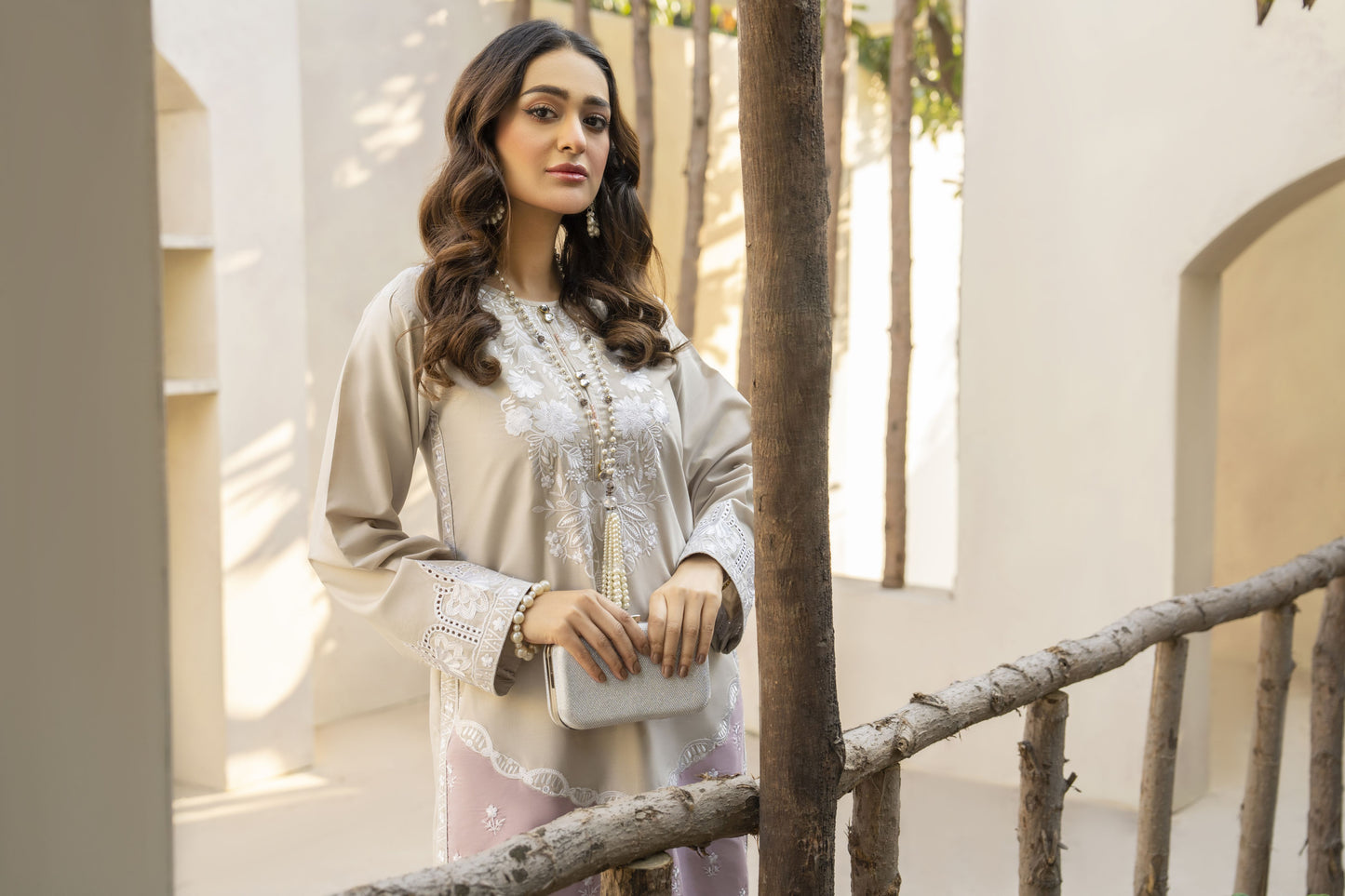 Mumtaz Luxury Ready to Wear 2 Pcs Embroidered Dress