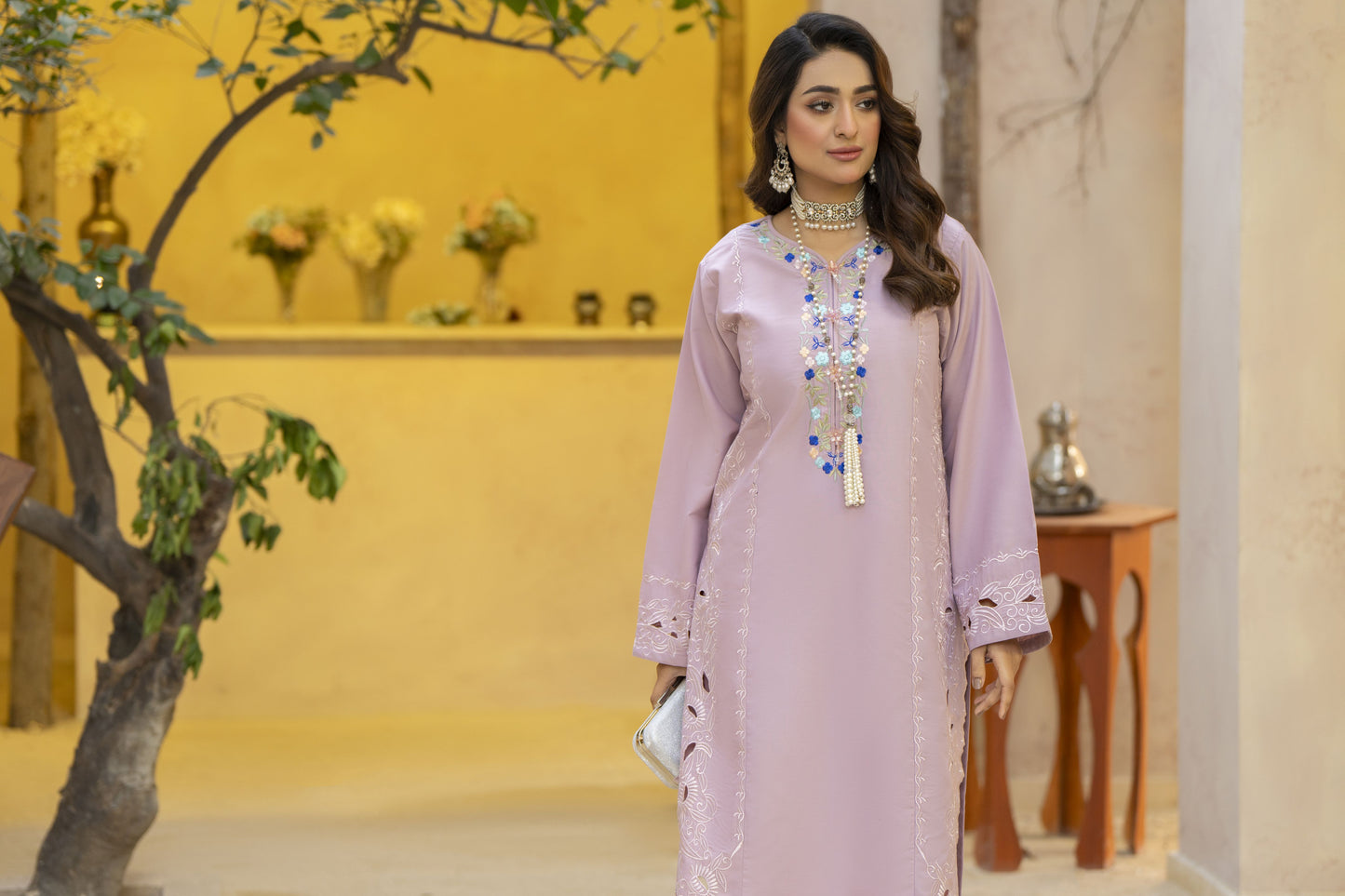 Taj Ready to Wear Luxury Cutwork Embroidered 2 Pcs Dress