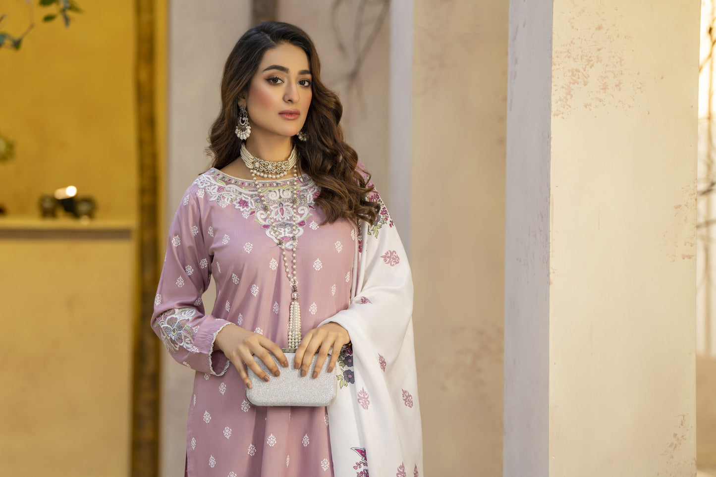Noor Ready to Wear 3 Pcs Embroidered Dress