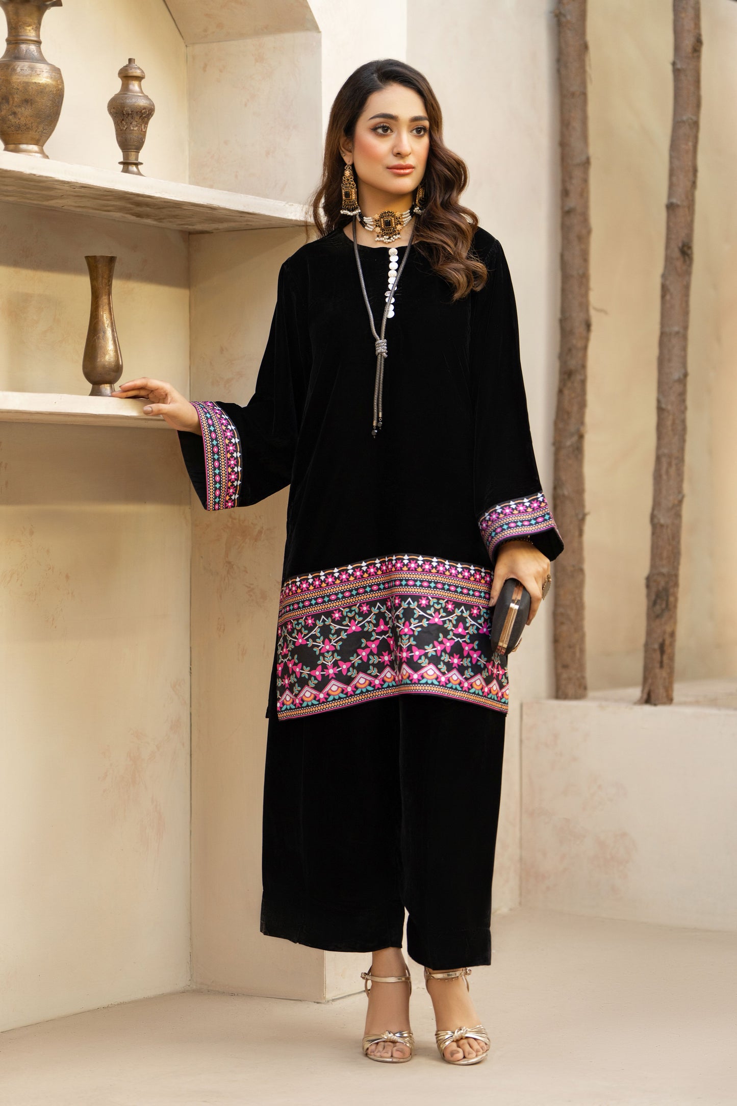 Mohagni Velvet 2 Pcs Ready to wear Dress
