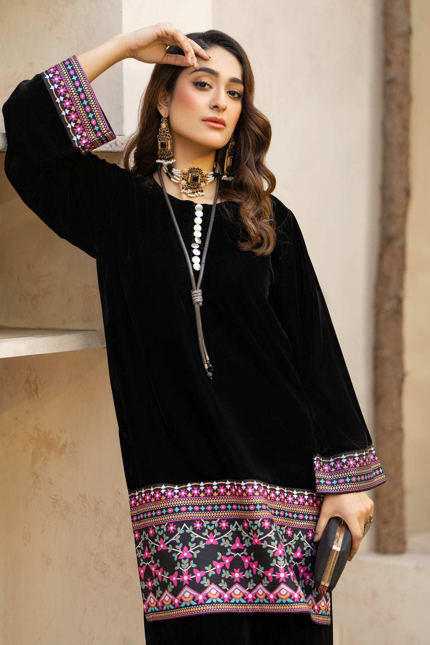 Mohagni Velvet 2 Pcs Ready to wear Dress