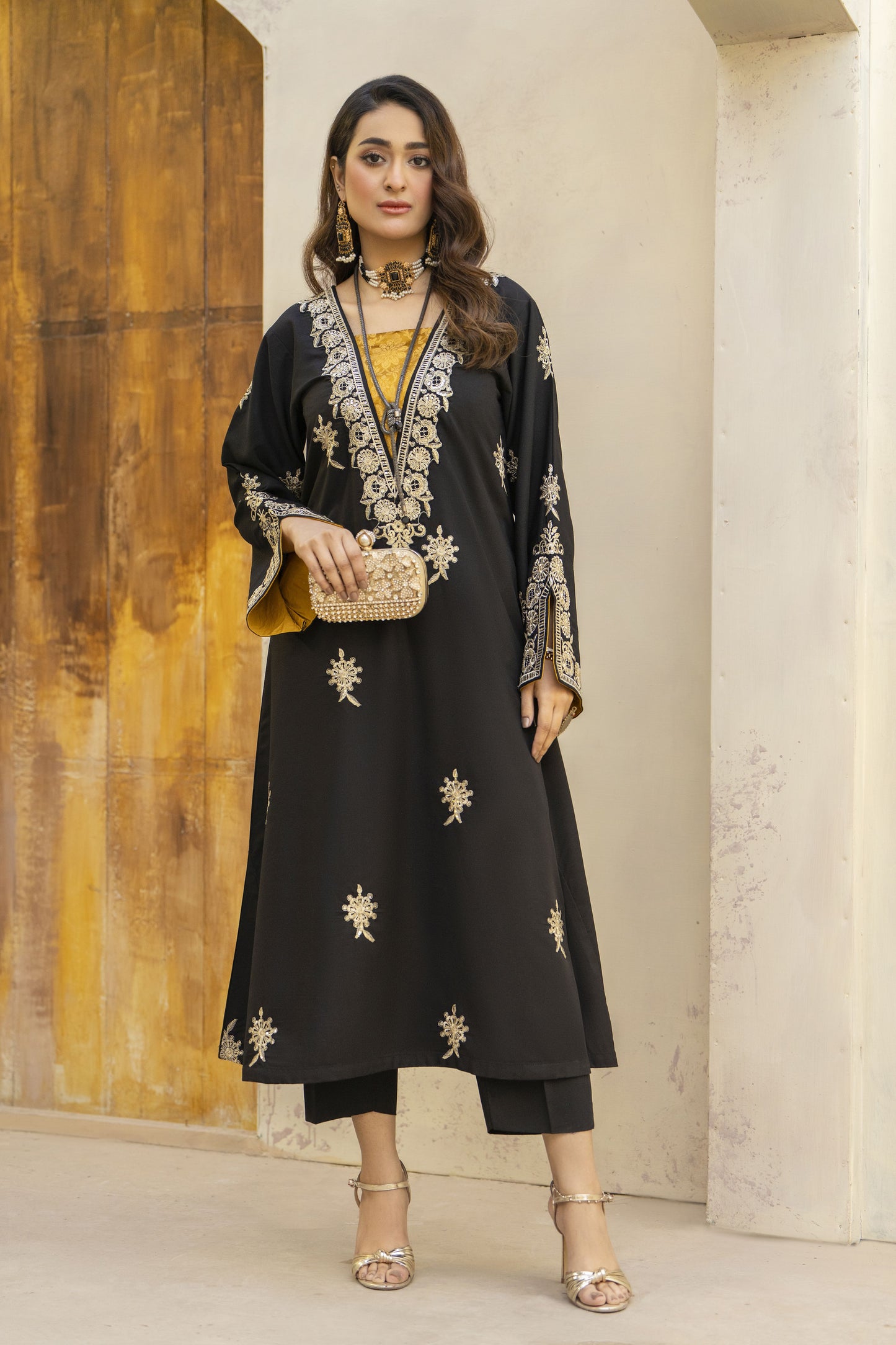 Noor Jahan Luxury 2 Pcs Ready to Wear Embroidered Dress