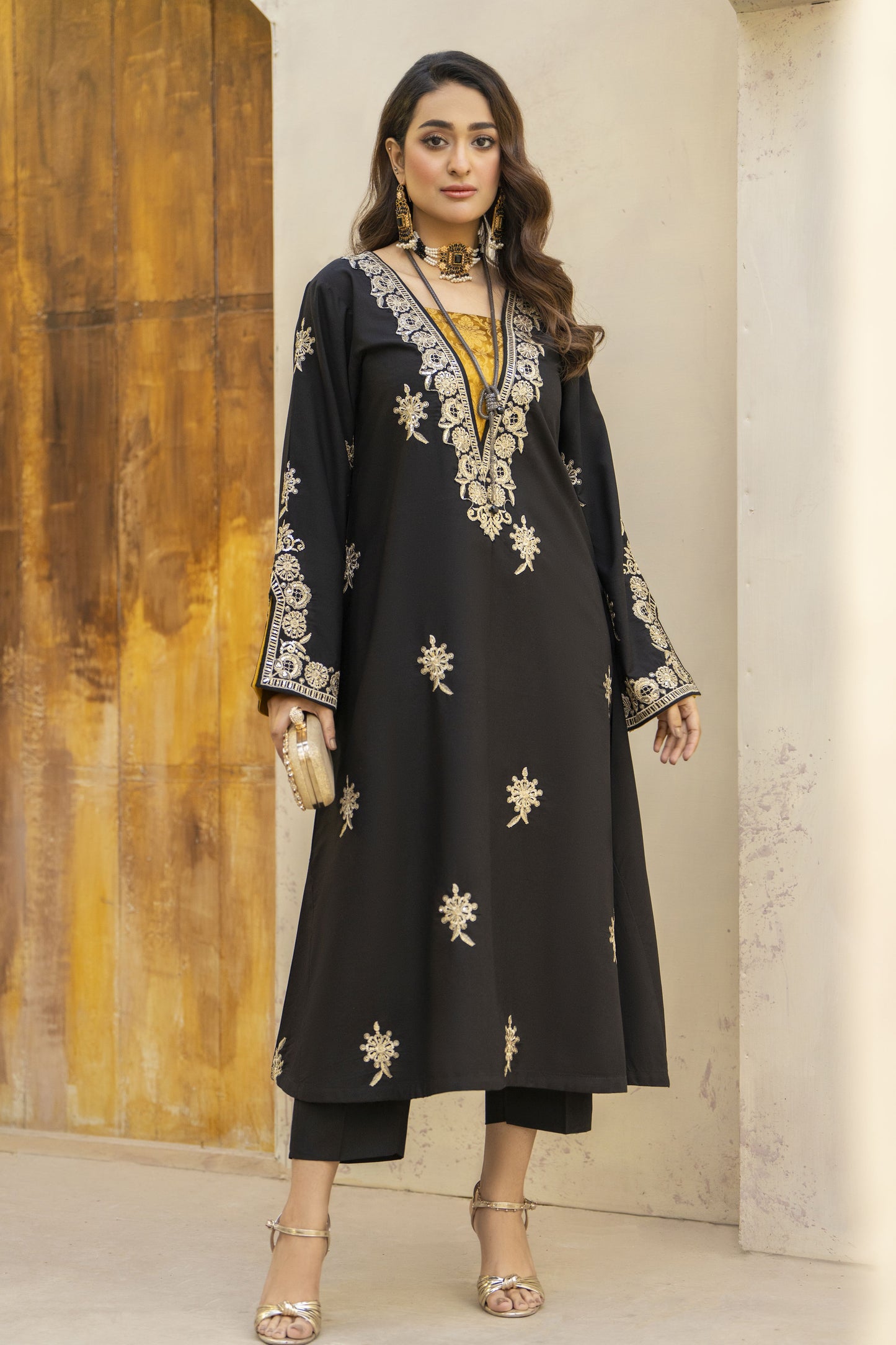 Noor Jahan Luxury 2 Pcs Ready to Wear Embroidered Dress