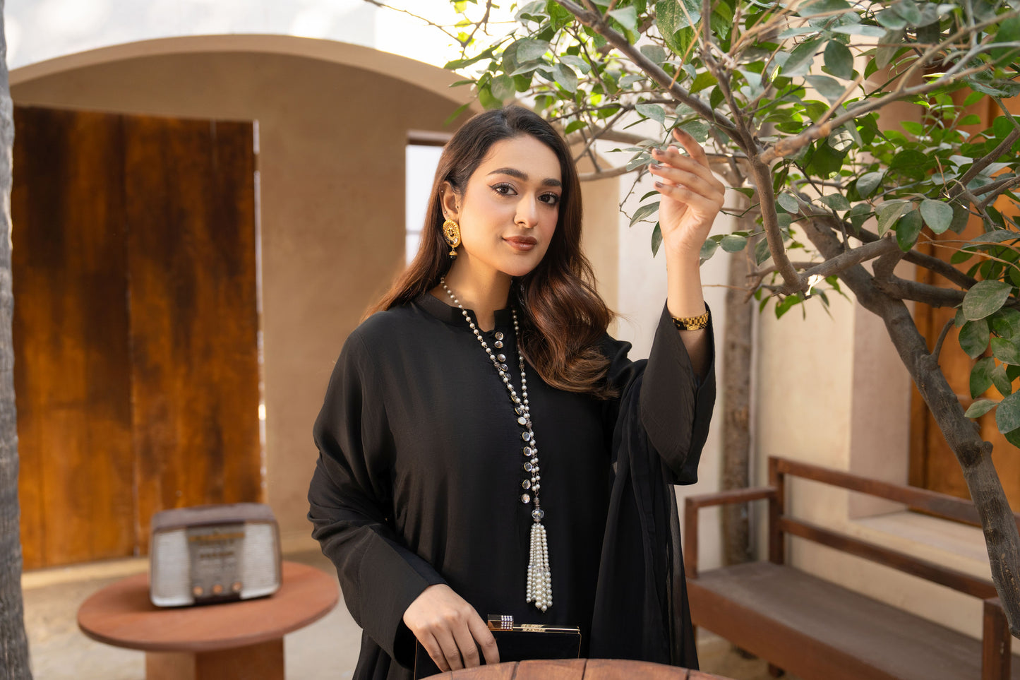 Tahzeeb Luxury 3 Pcs Raw Silk Dress