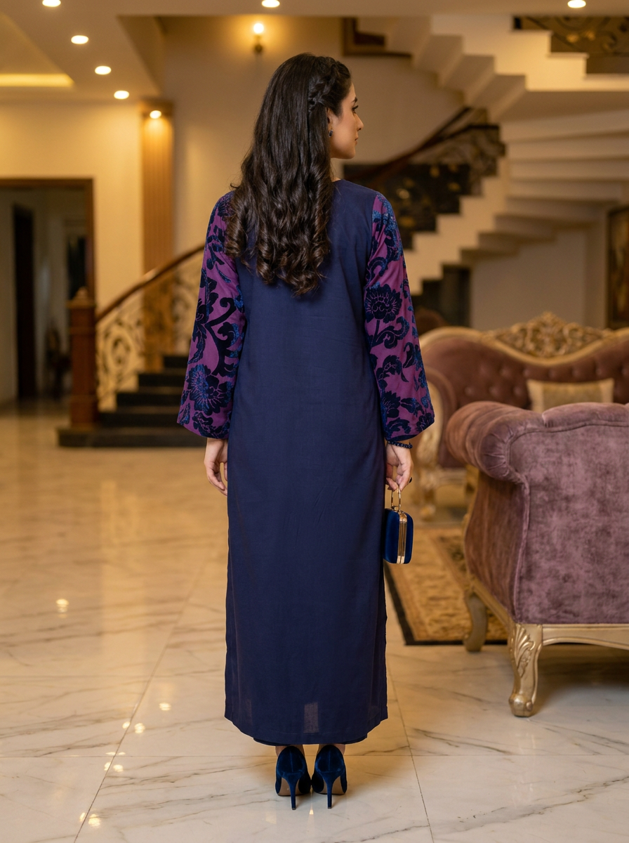 Athena Magenta Palachi Ready to Wear 2 Pcs Dress