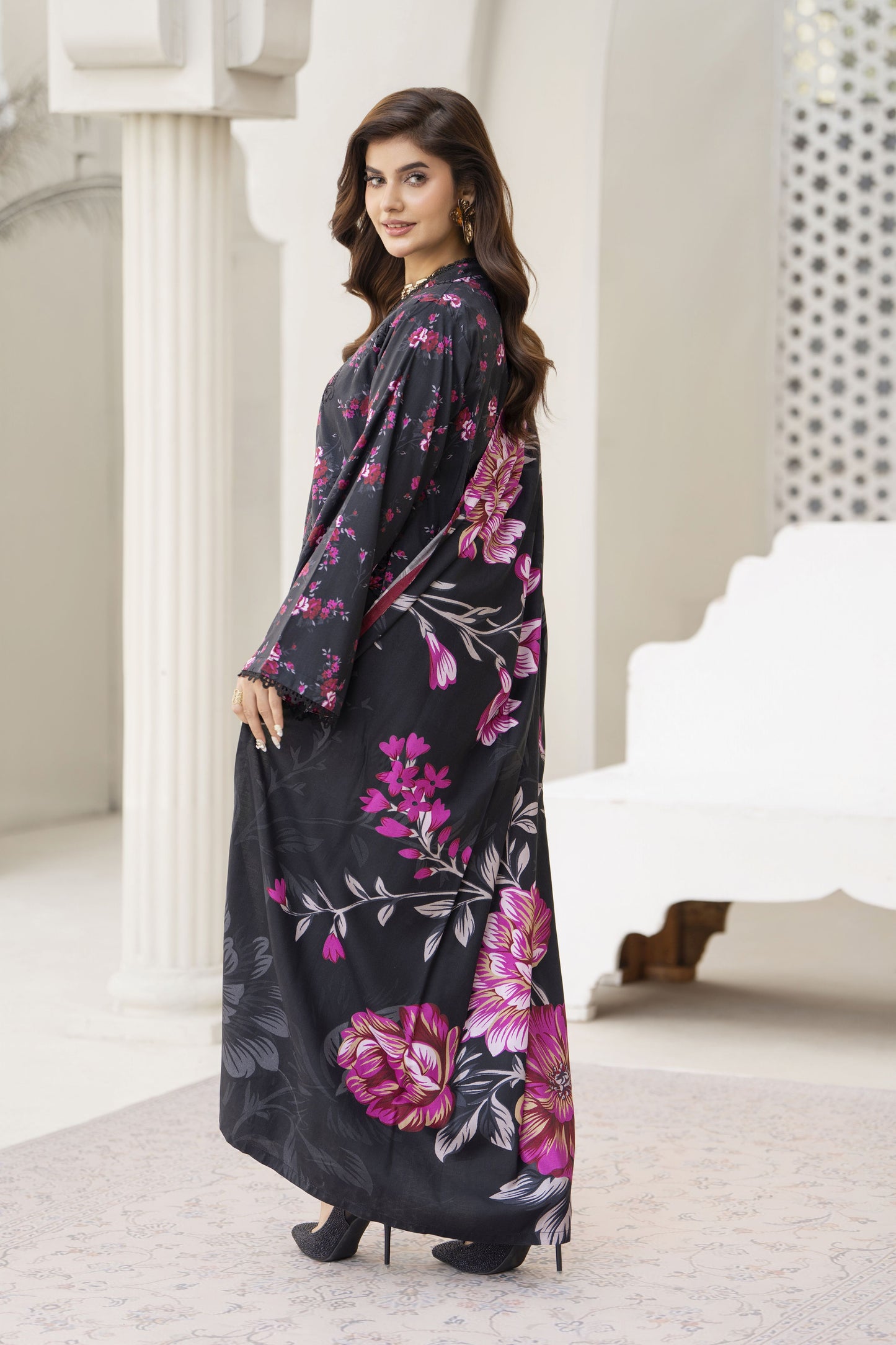 Nova Ready to Wear 3 Pcs Embroidered Dress