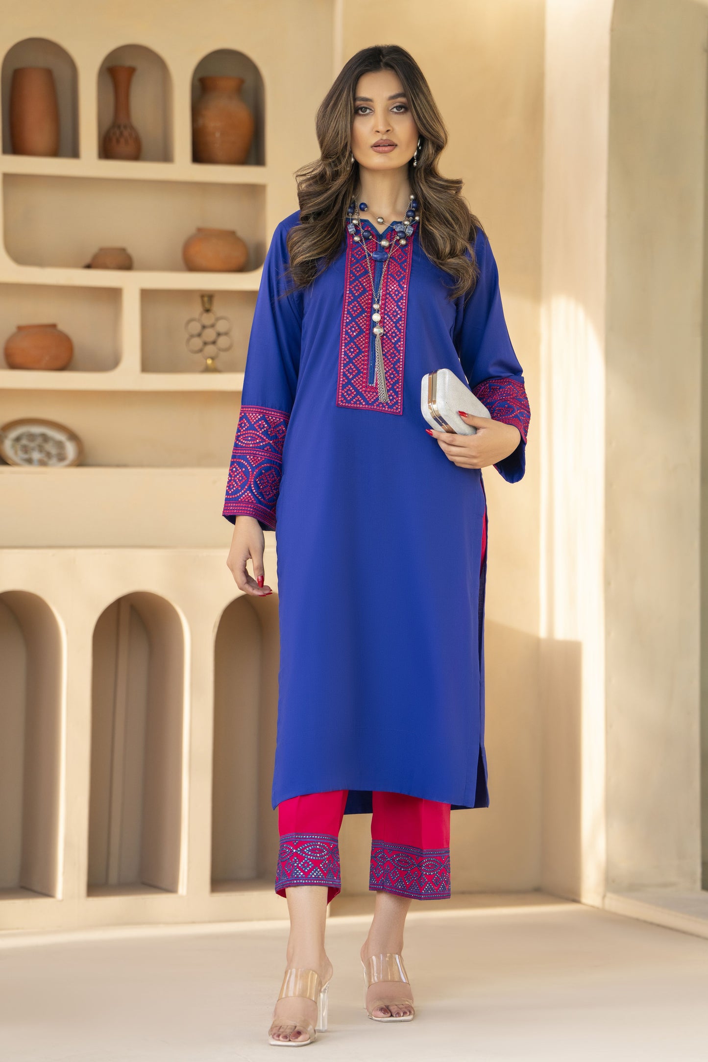 Sohana Ready to Wear 2 Pcs Embroidered Dress