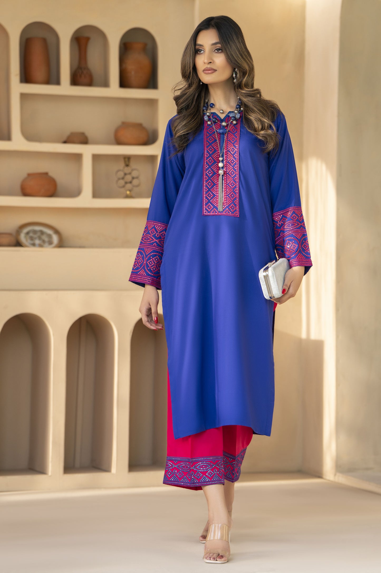 Sohana Ready to Wear 2 Pcs Embroidered Dress