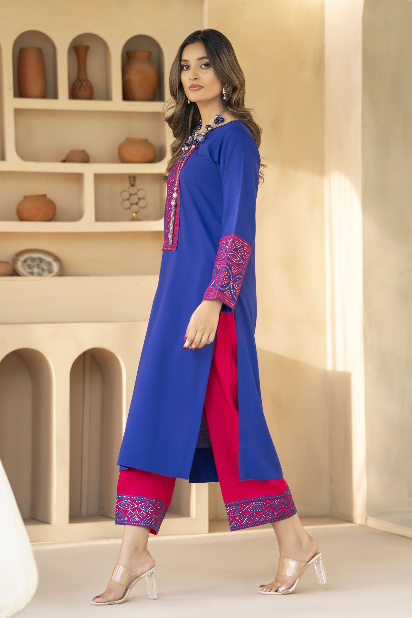 Sohana Ready to Wear 2 Pcs Embroidered Dress
